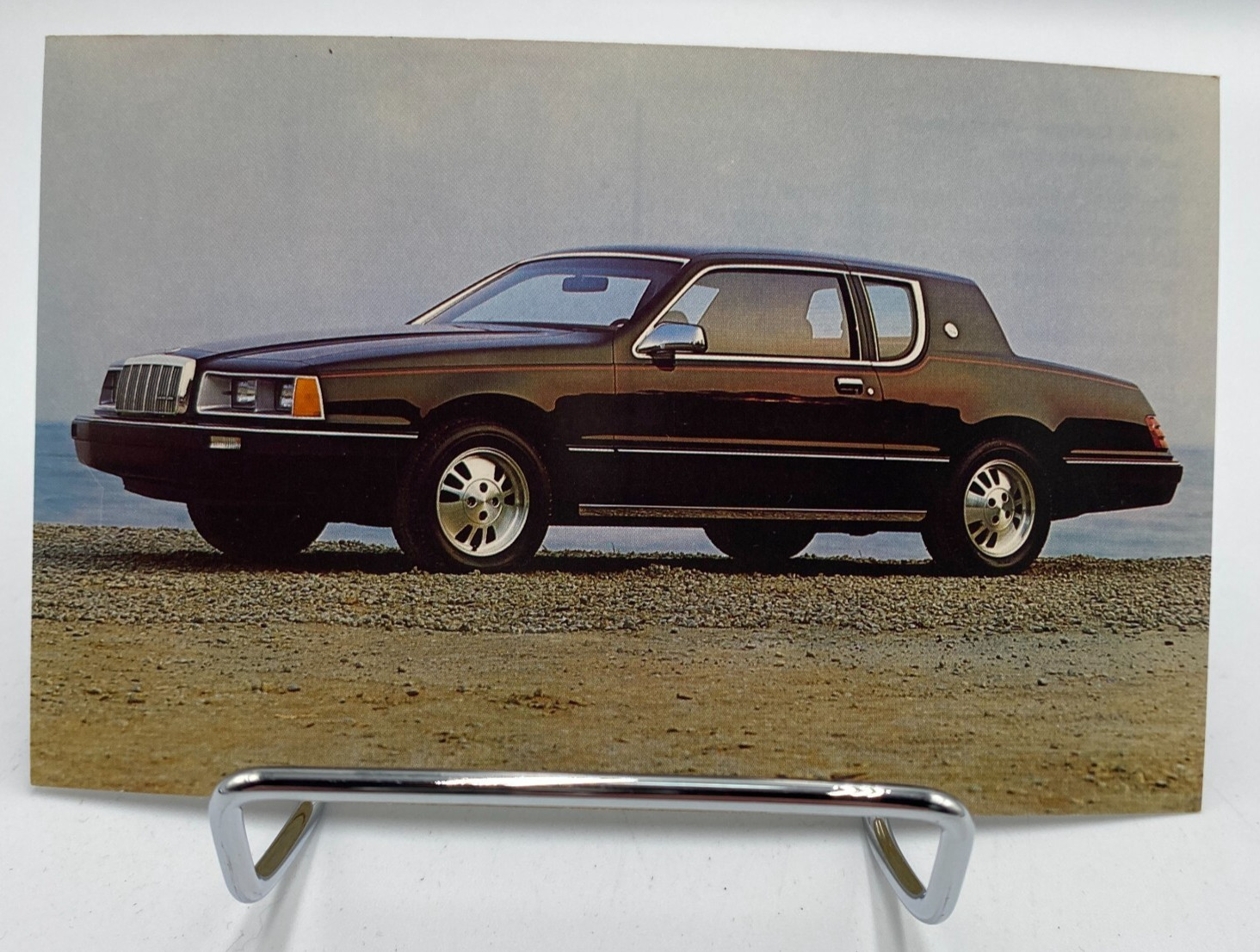 Vtg 1984 Mercury Cougar XR-7 Dealer New Car Advertisement Sales Card
