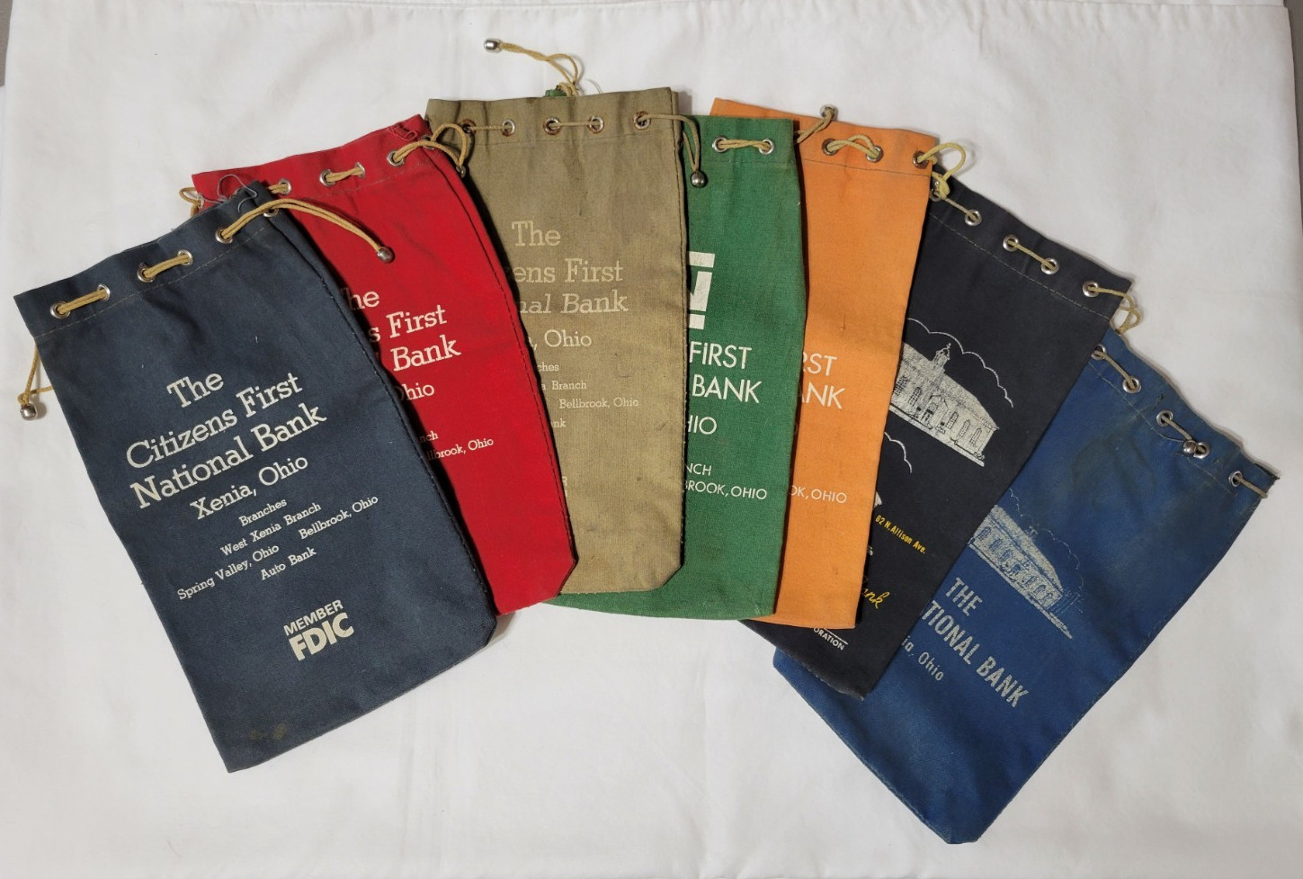 Vintage Bank Bags Citizens Bank Xenia National Bank