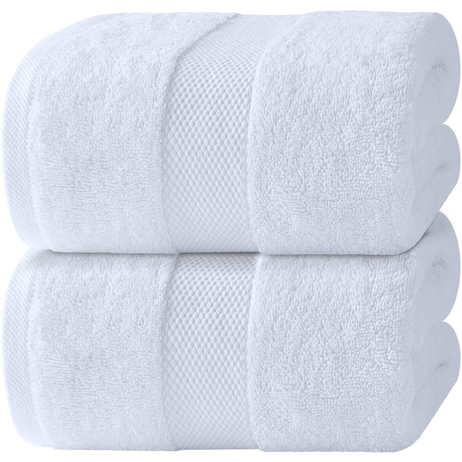White Classic Luxury Bath Sheets Towels For Adults Extra Large - 700 Gsm