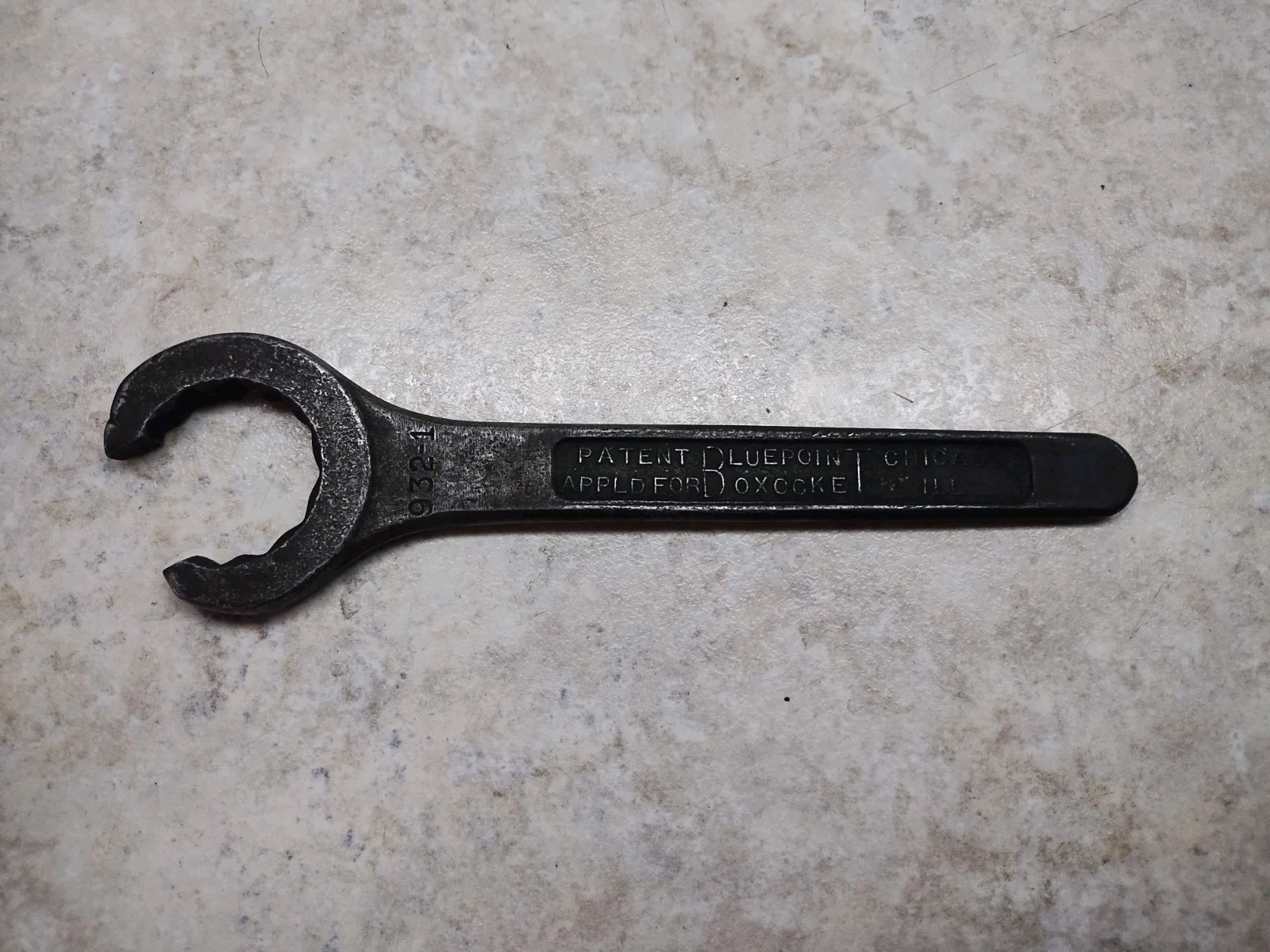 Rare Vintage Bluepoint Boxocket 932-1 Chicago Il. Wrench