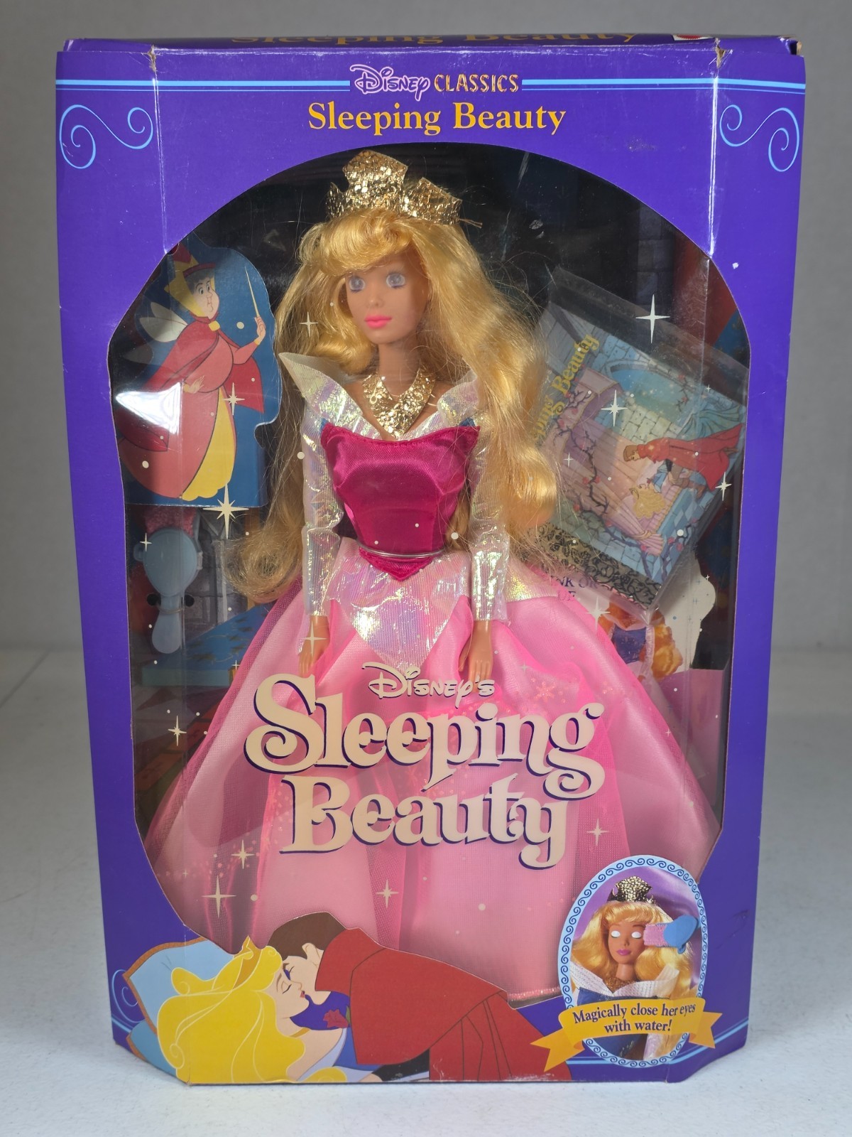 Disney Classics Sleeping Beauty Princess Aurora Doll Mattel 1991 Storybook Disney Classics Sleeping Beauty Princess Aurora Doll Mattel 1991 Storybook