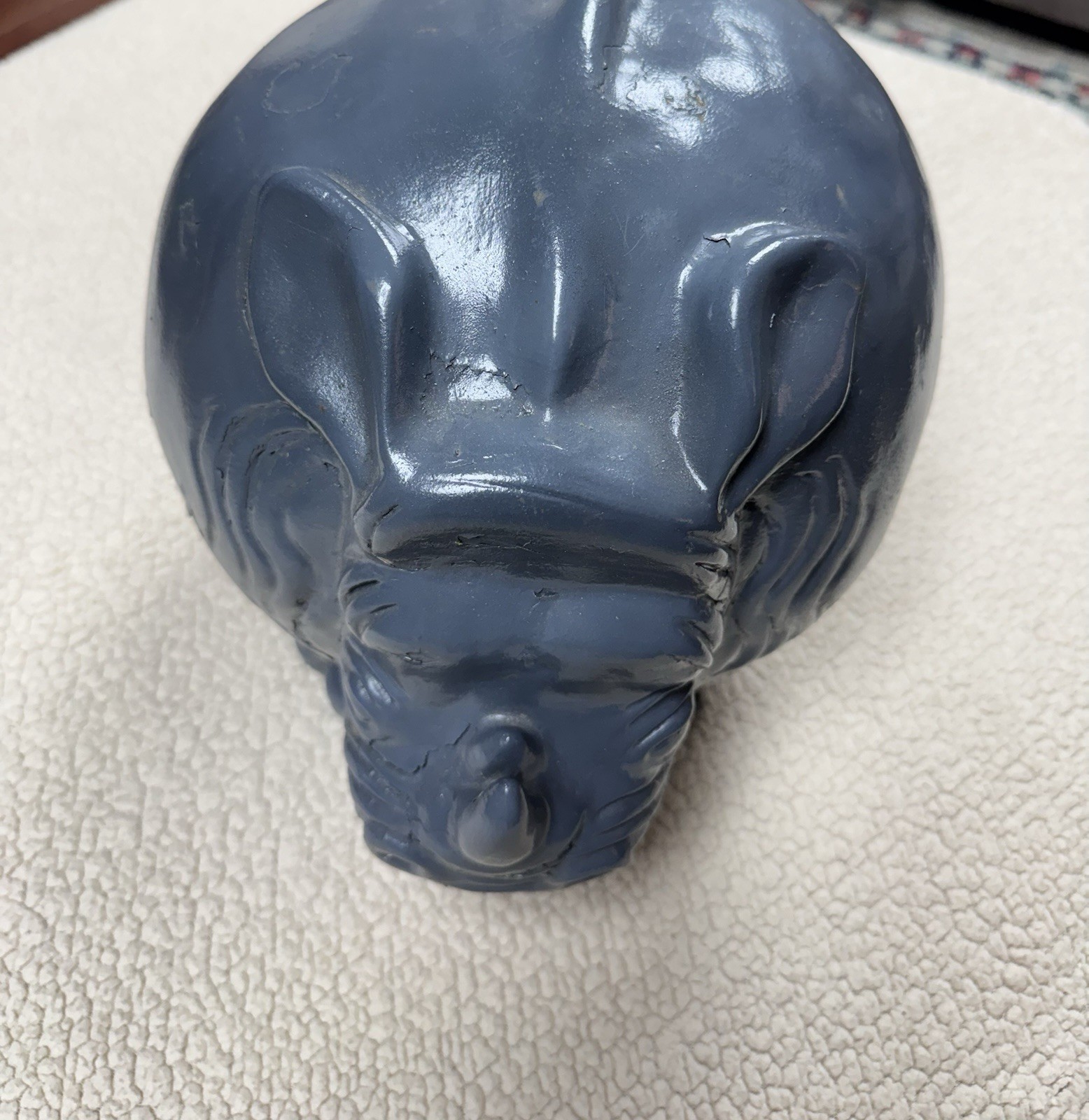 Massive Ceramic Rhinoceros Statue 14\