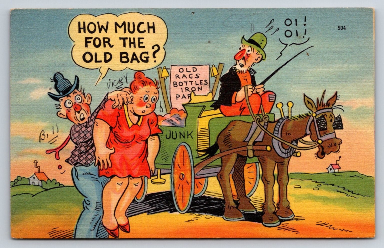 Comic Postcard \