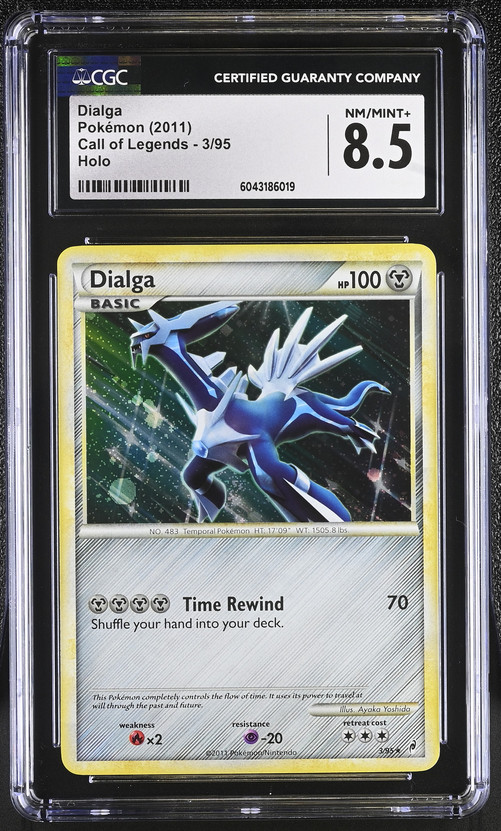 Pokémon Card Dialga Holo 3/95 Call of Legends CGC 8.5