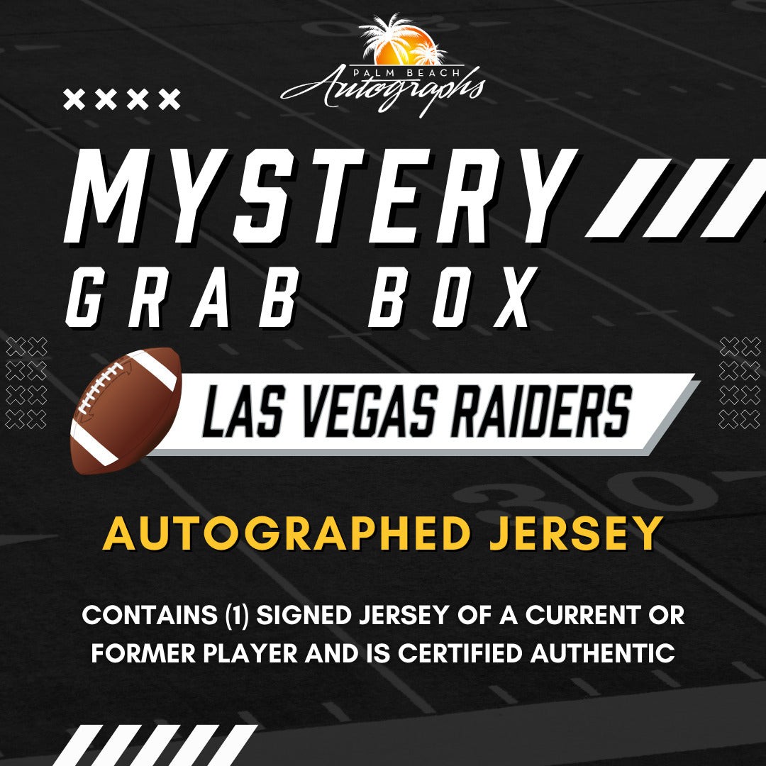 Mystery Grab Box - Las Vegas Raiders NFL Football Autographed Jersey