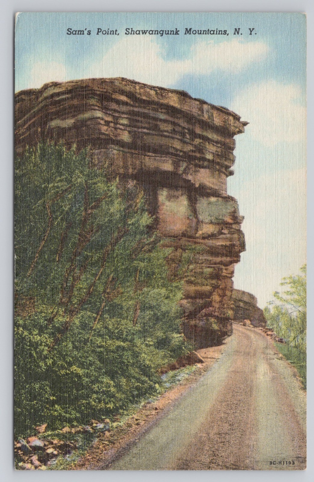 Atq/Vtg Post Card Sam\'s Point Shawangunk Mountains N.Y. N259 