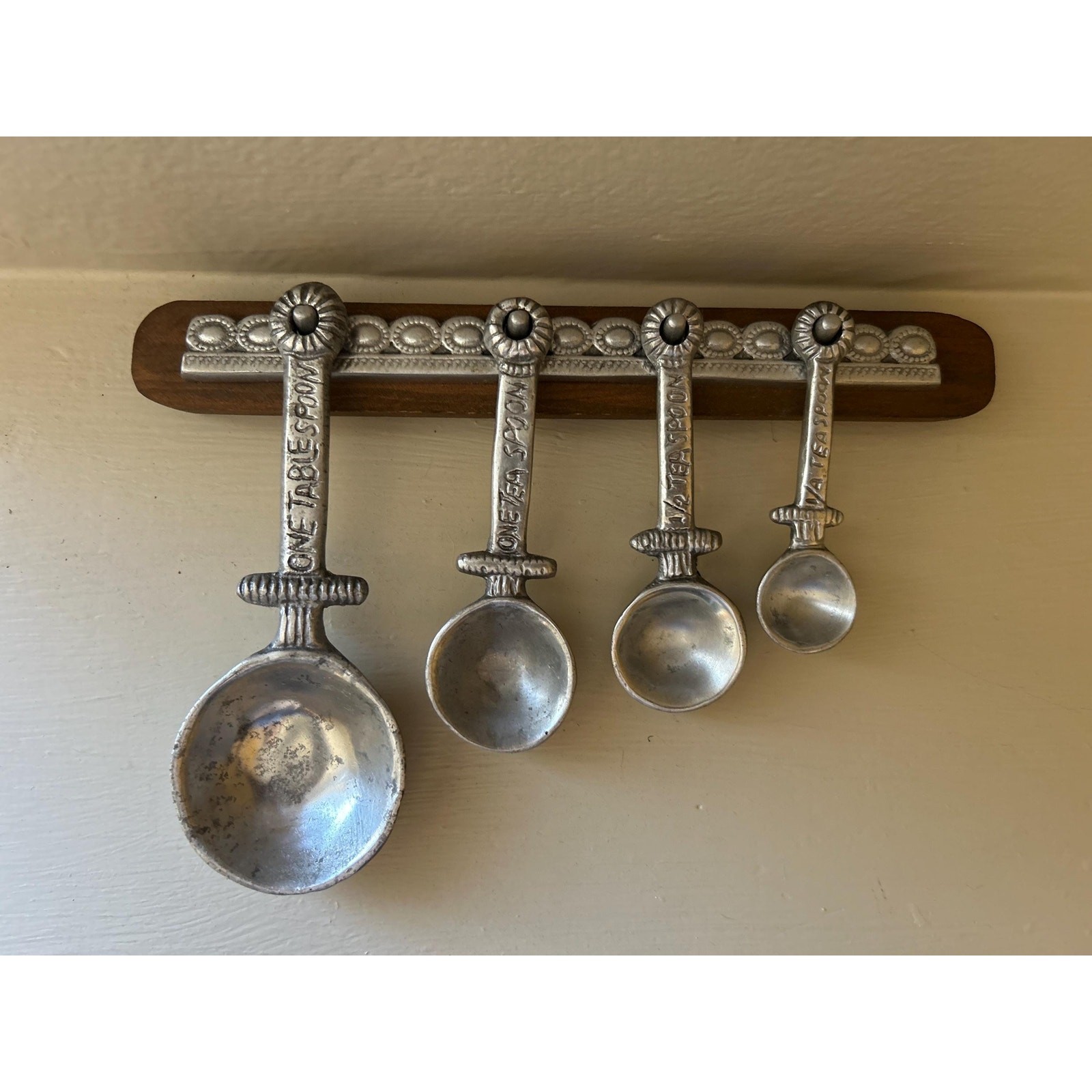 Vintage Crosby & Taylor Celtic Pewter Measuring Spoons Vintage Crosby & Taylor Celtic Pewter Measuring Spoons