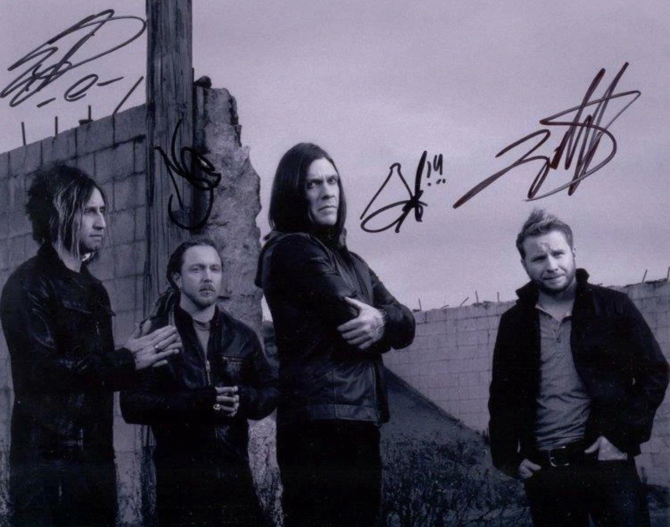 REPRINT - SHINEDOWN Band Brent Smith Signed 8 x 10 Glossy Photo Poster RP