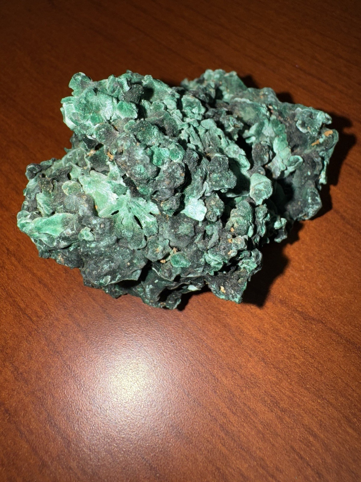 89g  Natural Green Malachite Quartz Crystal Gemstone Rough Specimen