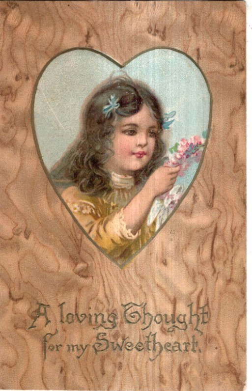 ANTIQUE EMBOSSED VALENTINE Postcard    