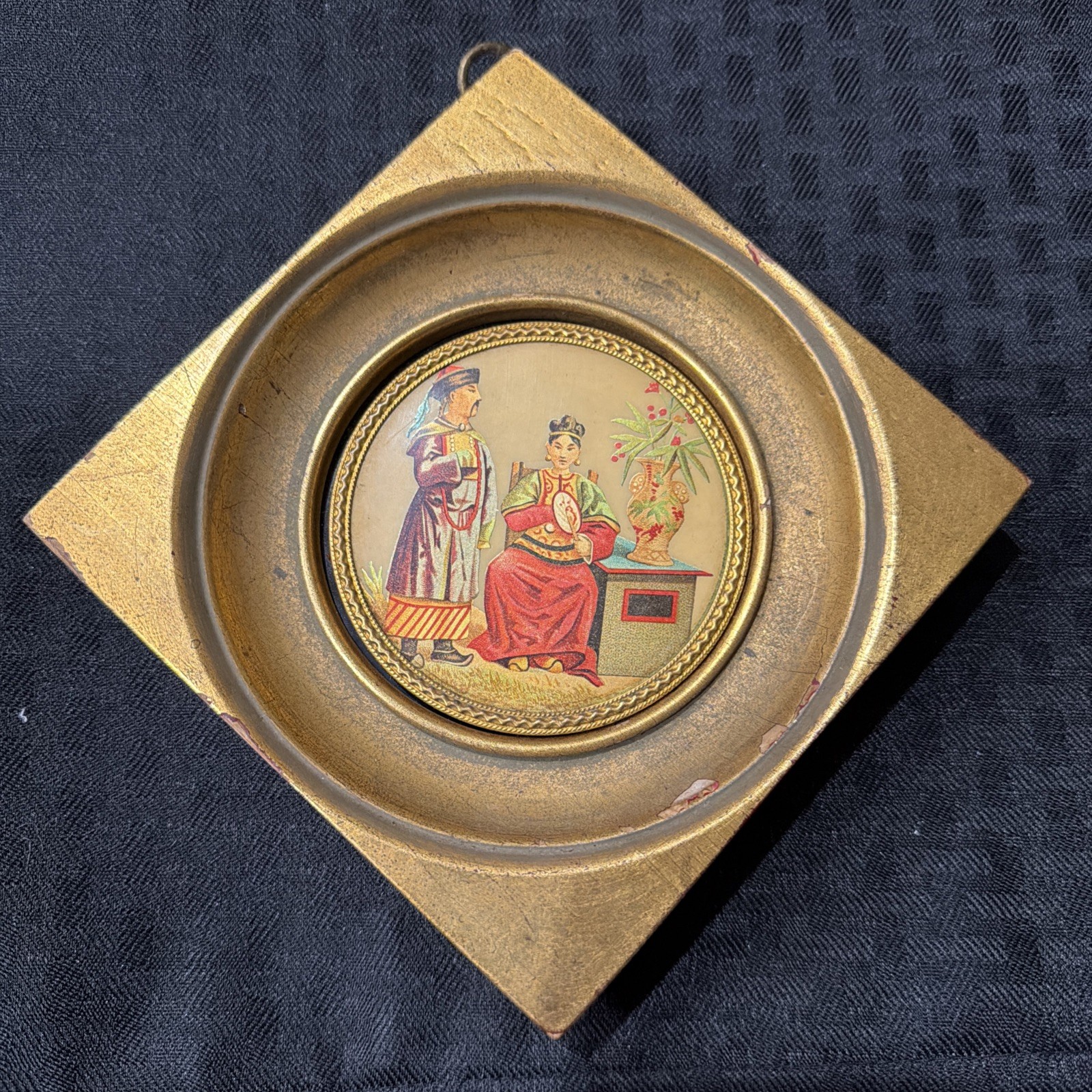 Vintage Mid-Century Chinese Art Framed Wall Decor – Clifford Art Studios NYC