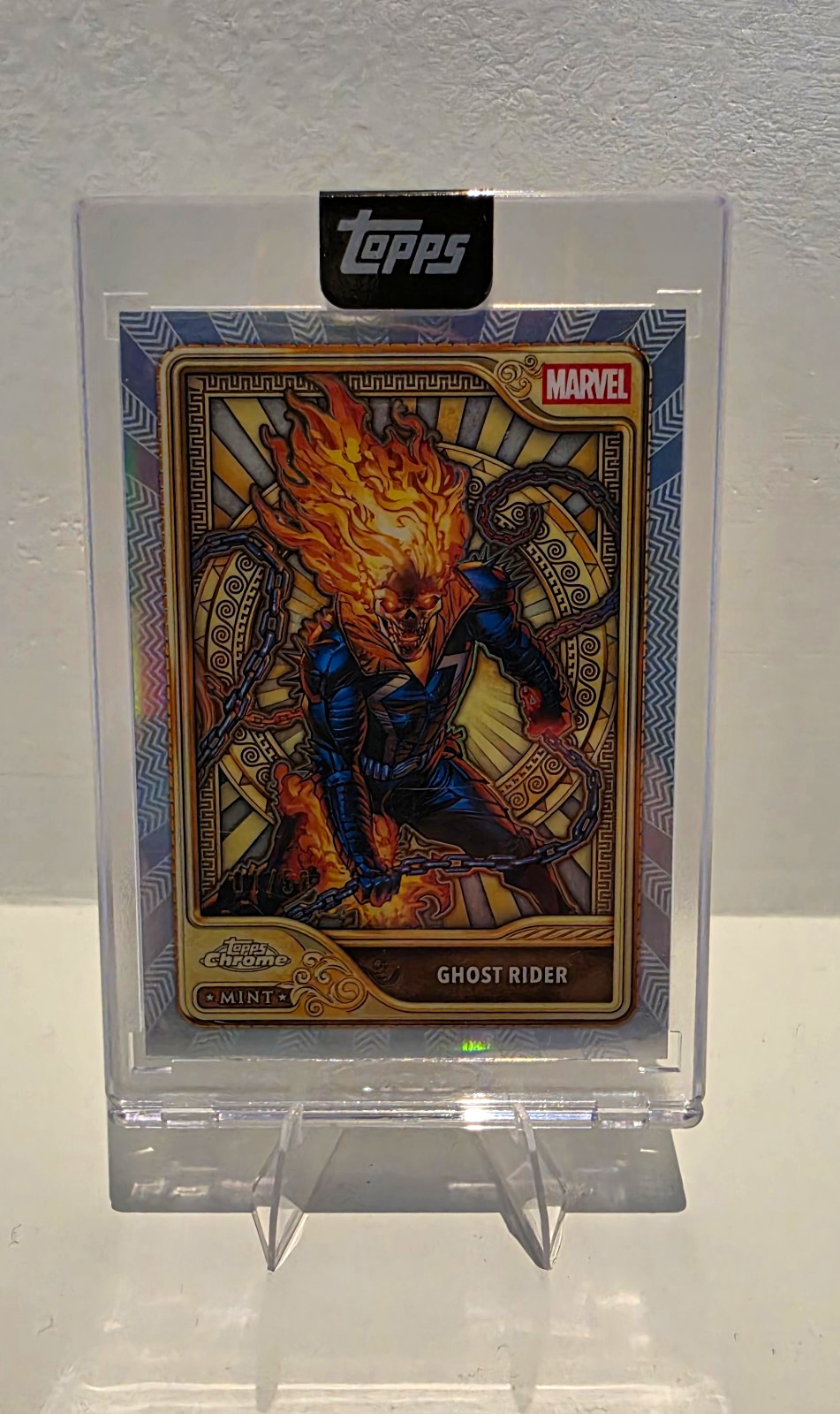 Topps 2026 Topps Mint Marvel Ghost Rider Gold Parallel Card 1/50 Alpha Topps 2026 Topps Mint Marvel Ghost Rider Gold Parallel Card 1/50 Alpha
