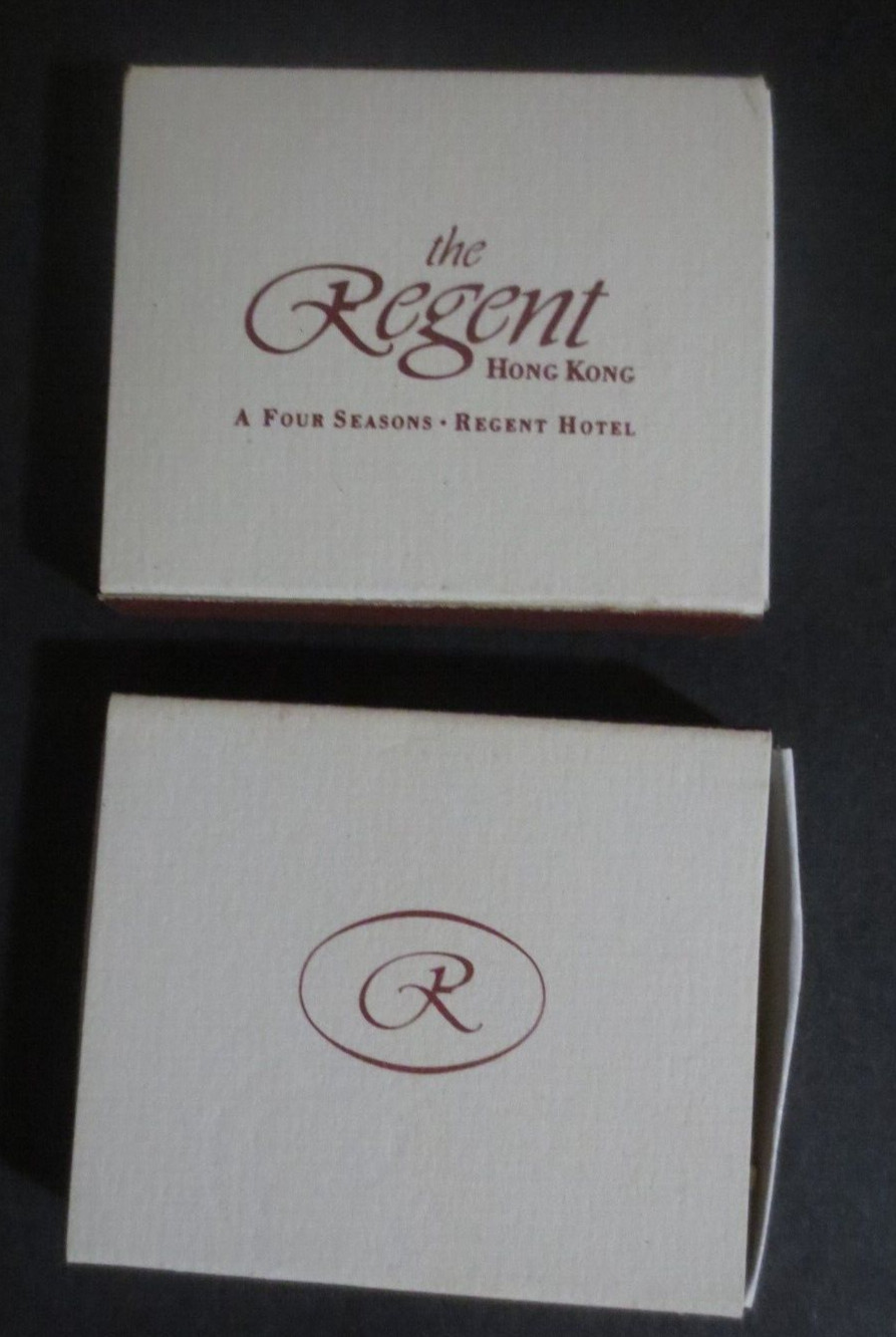 SET OF 2 THE REGENT HONG KONG Match Boxes FULL AND UNSTRUCK