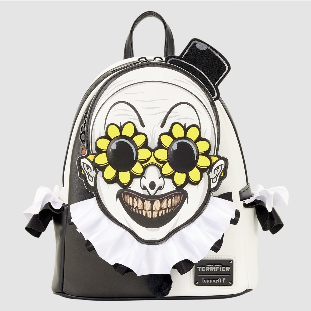 Loungefly Terrifier Exclusive Art the Clown Glow In Dark Cosplay Backpack BNWT
