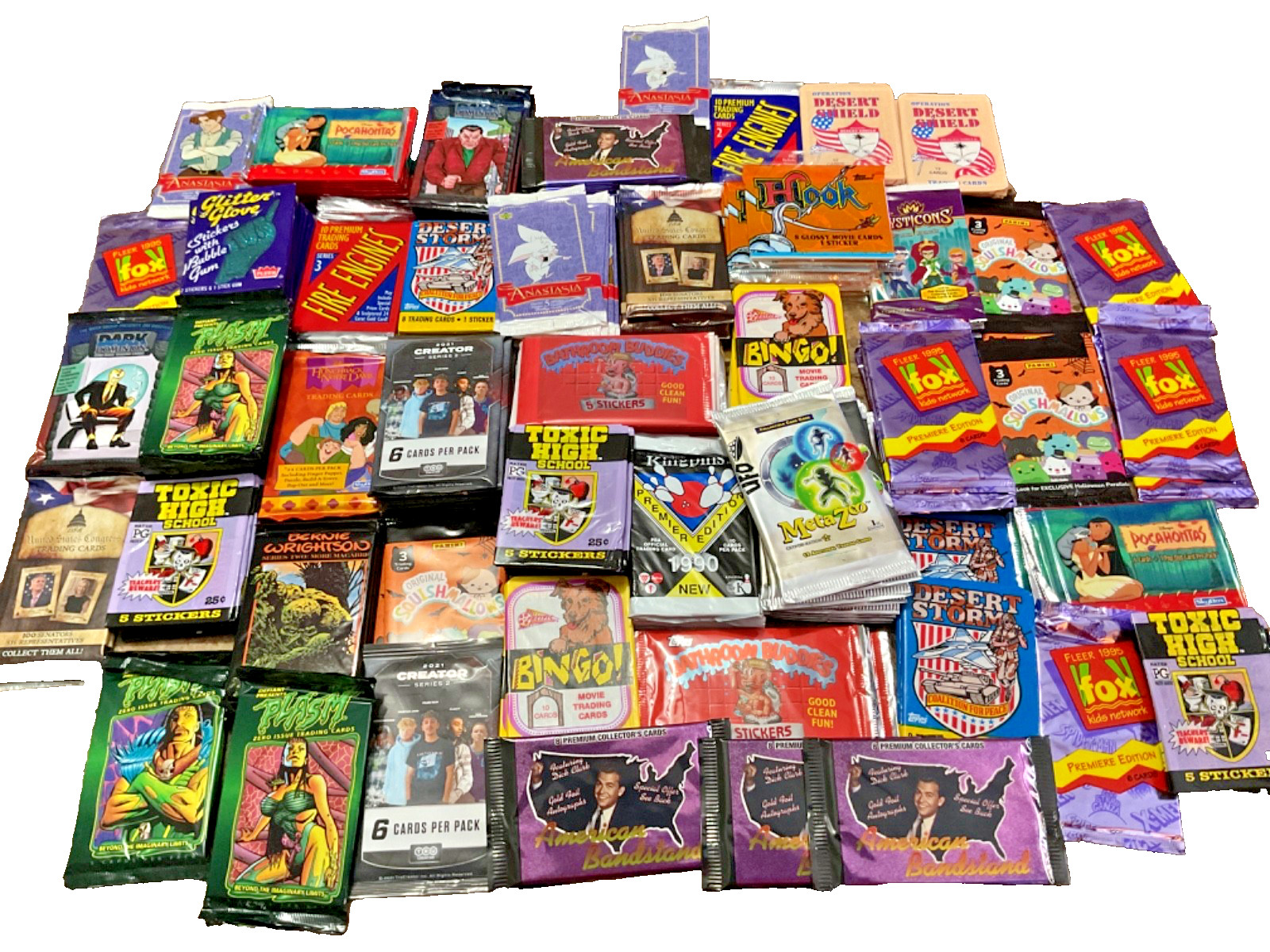 30 New Sealed Vintage 80’s 90’s 00’s Non Sports Trading Card Packs + Free Extras 30 New Sealed Vintage 80’s 90’s 00’s Non Sports Trading Card Packs + Free Extras