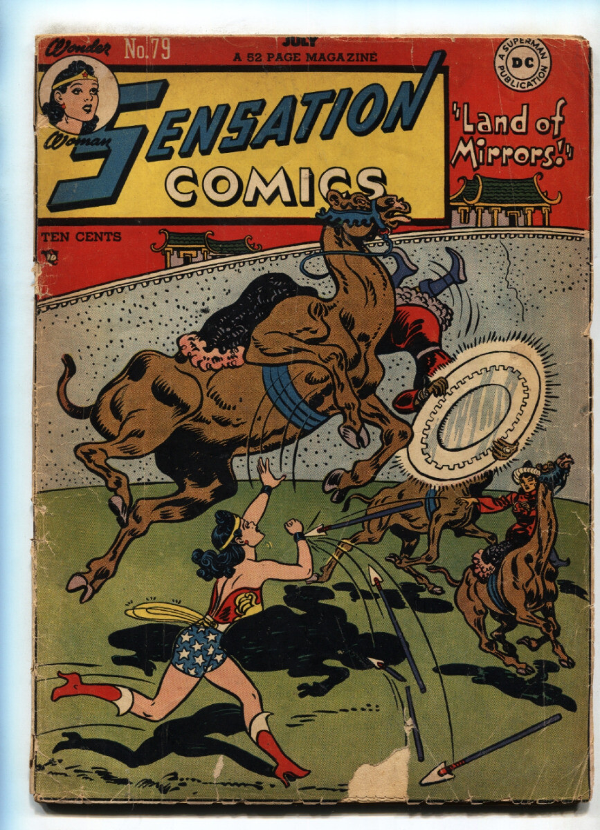 Sensation Comics #79 Wonder Woman 1948 DC Golden Age comic book