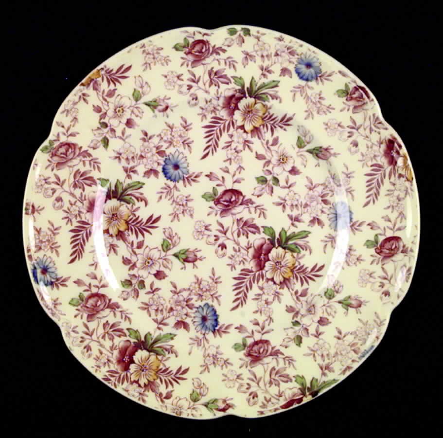 Johnson Brothers Old English Chintz Pink Multicolor Dinner Plate 281847