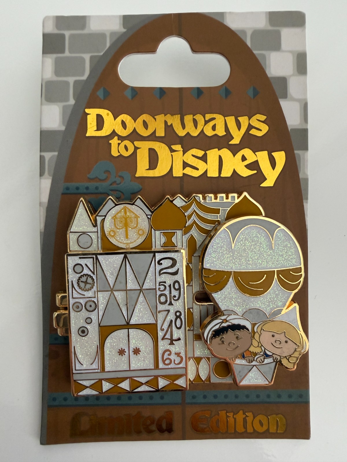 Disney 2017 Doorways to Disney LE It\'s A Small World Pin