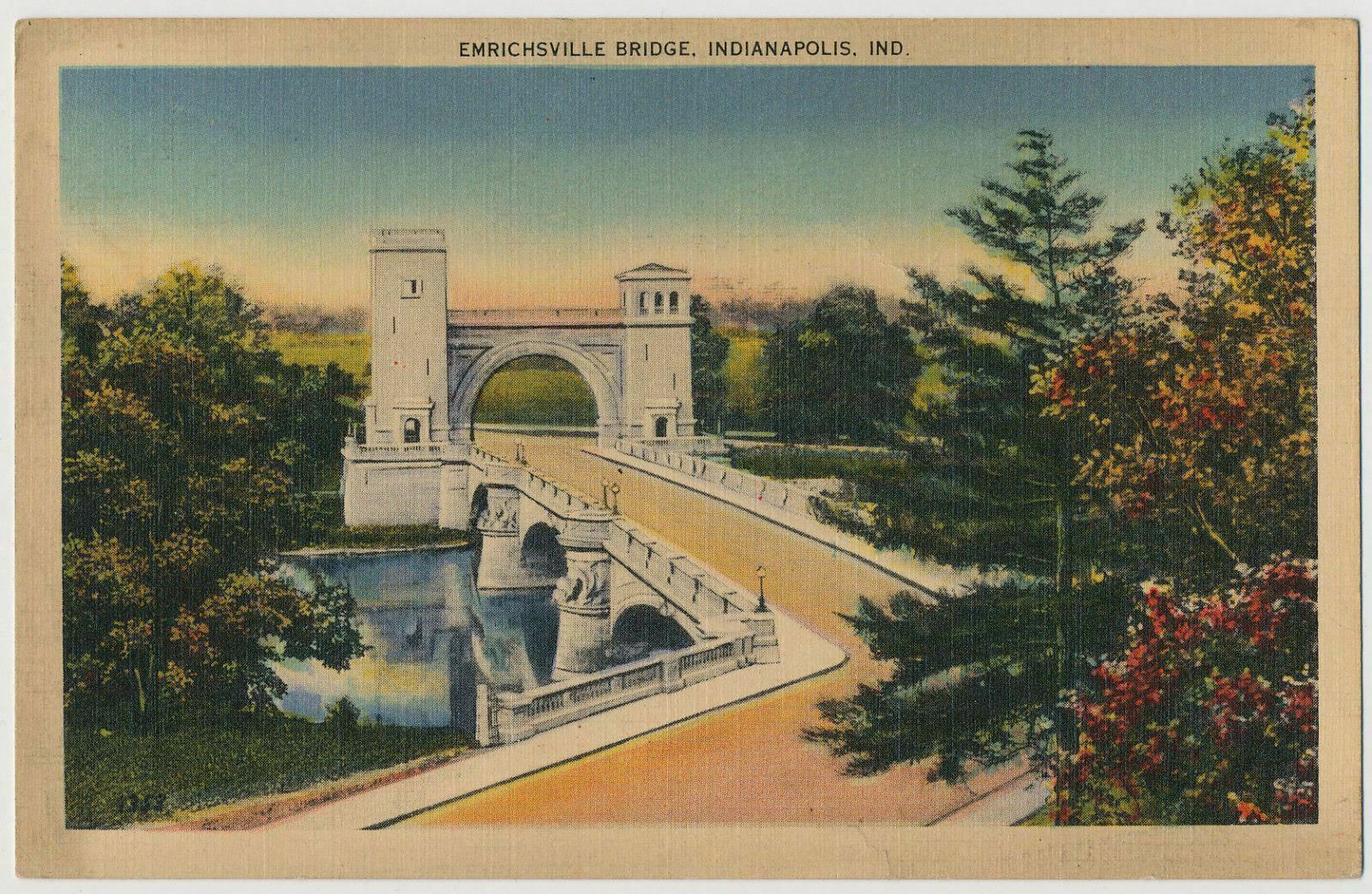Emrichville Bridge, Indianapolis, Indiana 1940