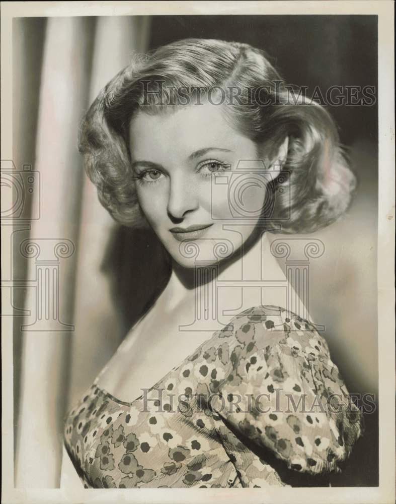 1948 Press Photo Actress Linda Watkins stars on CBS series \