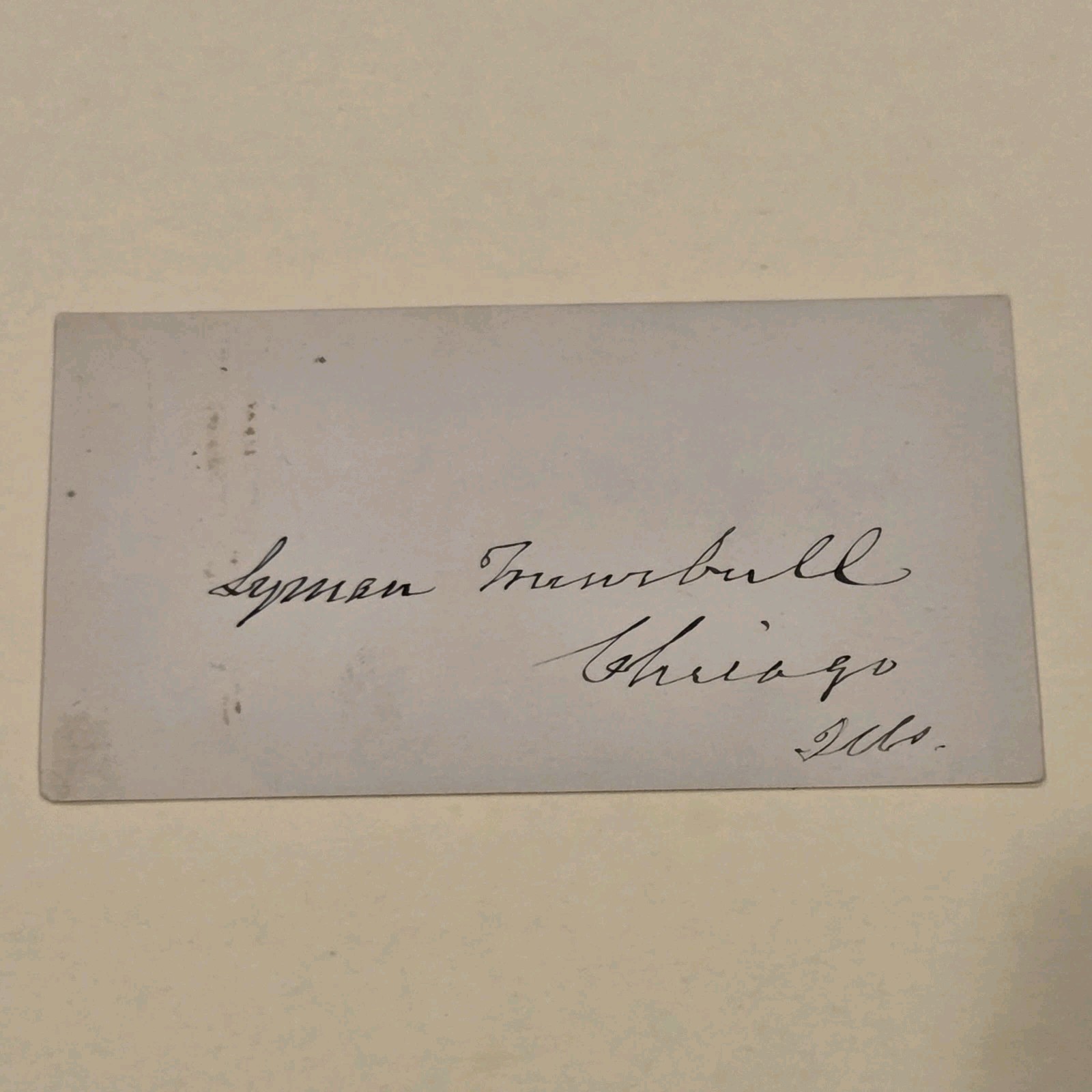 Lyman Trumbull Signed Politician Autograph Auto Illinois Senator Abraham Lincoln Lyman Trumbull Signed Politician Autograph Auto Illinois Senator Abraham Lincoln