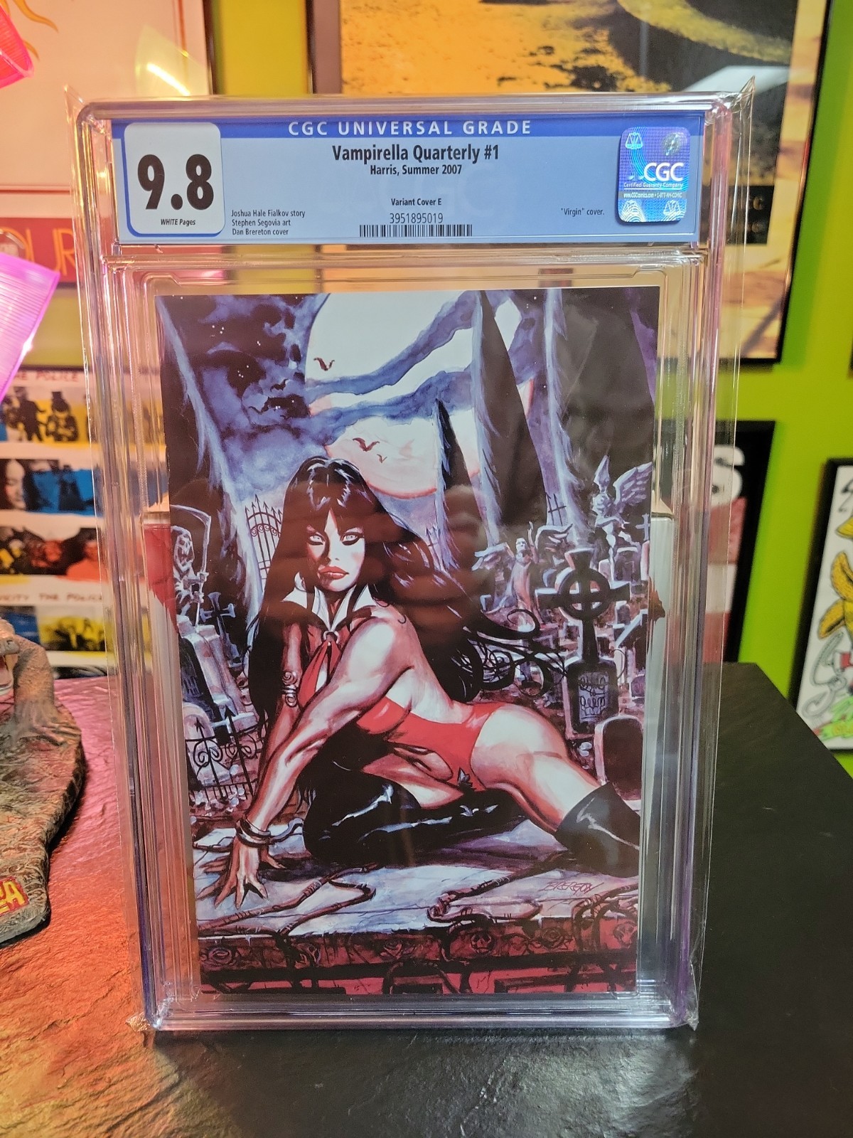 Vampirella Quarterly 1 CGC 9.8 Variant Cover E Virgin Edition Harris 2007