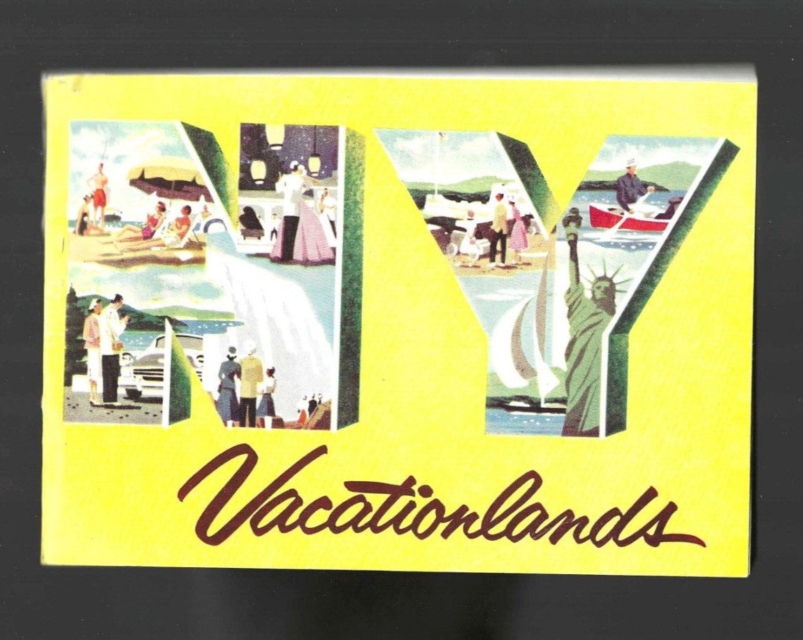 Vintage 1956 NY VACATIONLANDS Travel Booklet