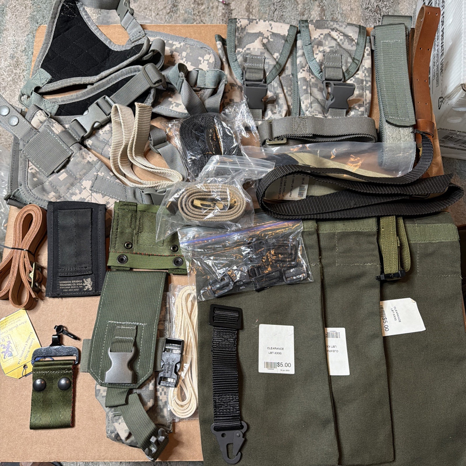 Lot Of  21 London Bridge Trading LBT Holsters Pouches Belts Bags Clips Straps