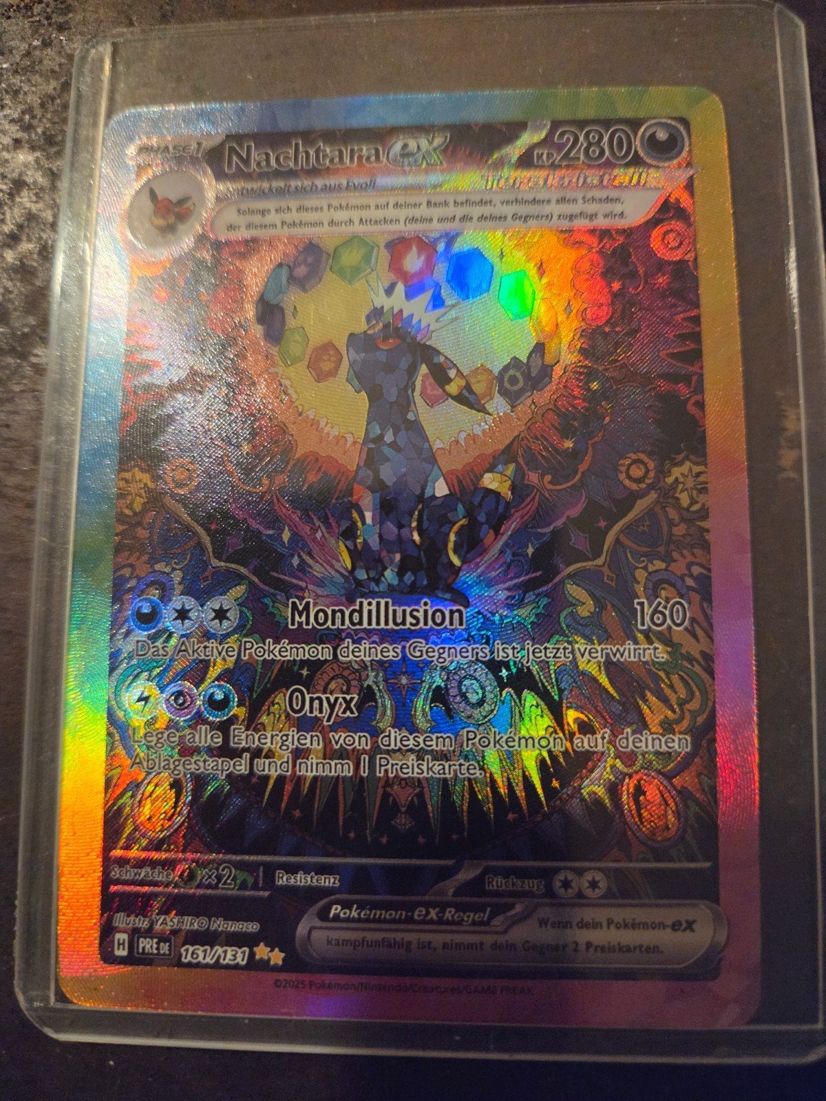 nachtara ex holo prismatic evolutions