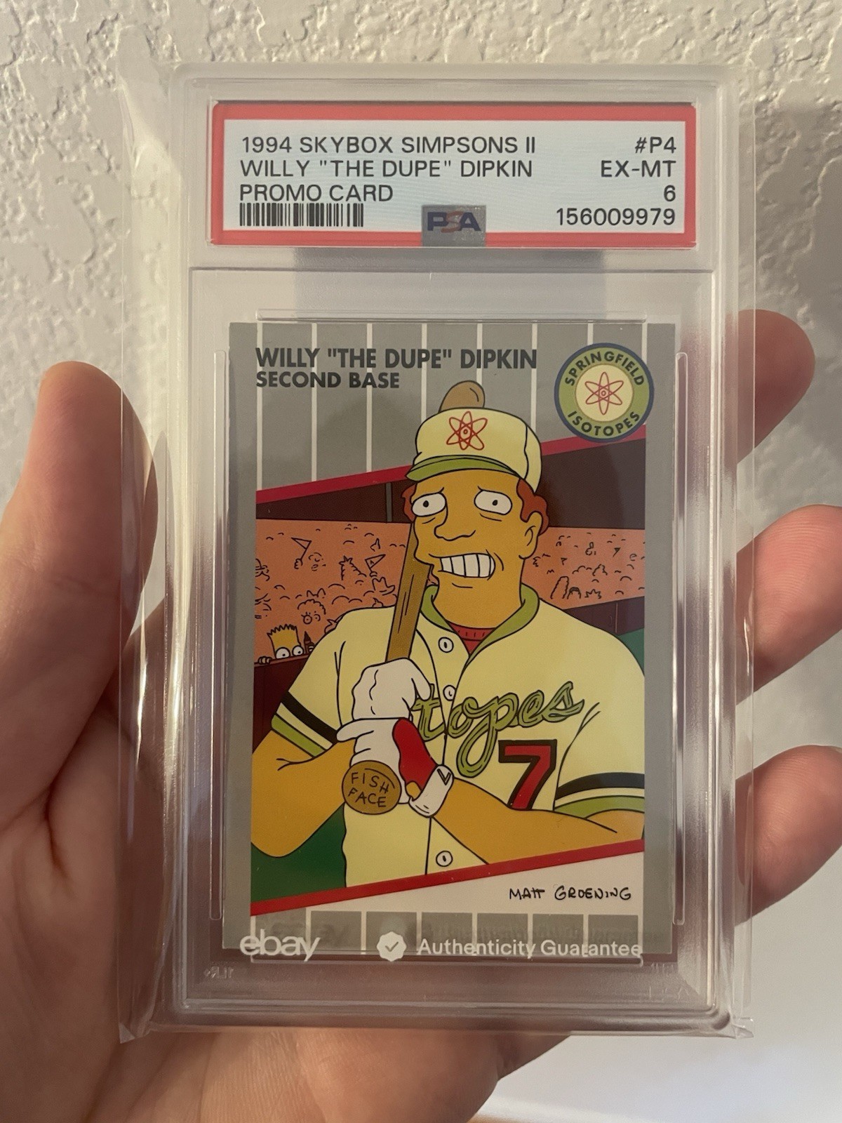 SkyBox 1994 Simpsons II Promo #P4 Willy \