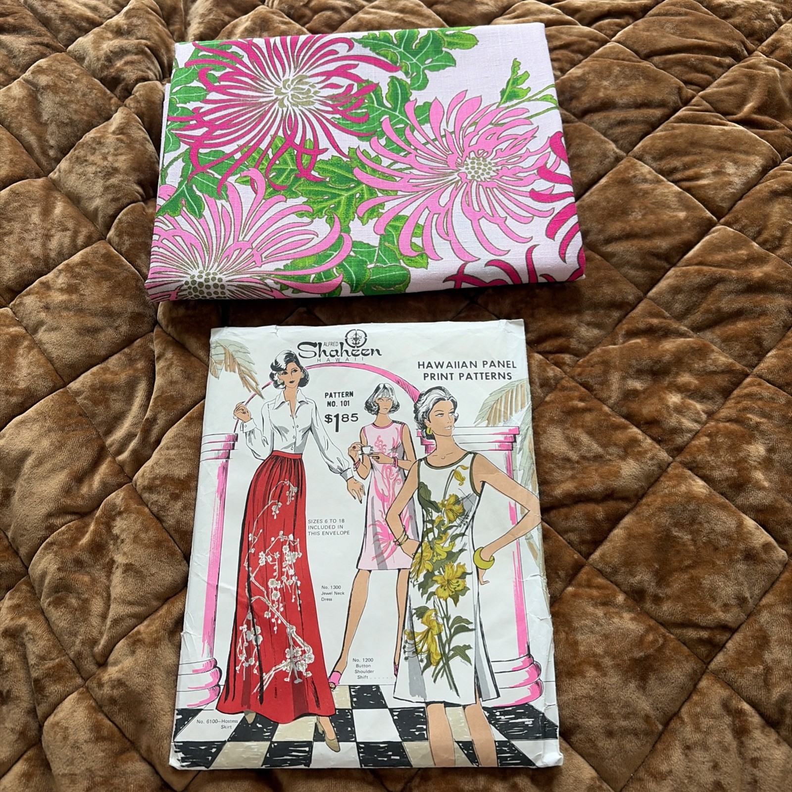 Alfred Shaheen Hawaii Vintage Pattern And Fabric