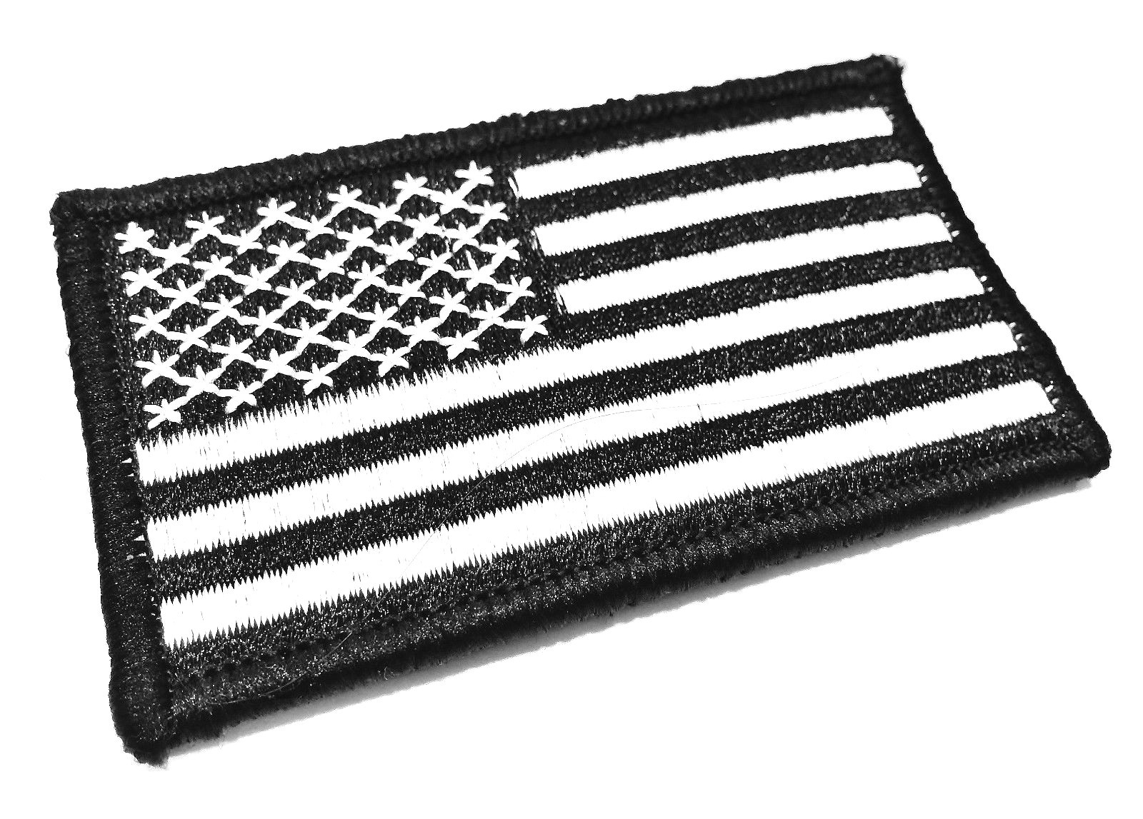 The Authorized Tactical Black & White USA Flag Tactical Morale Patch
