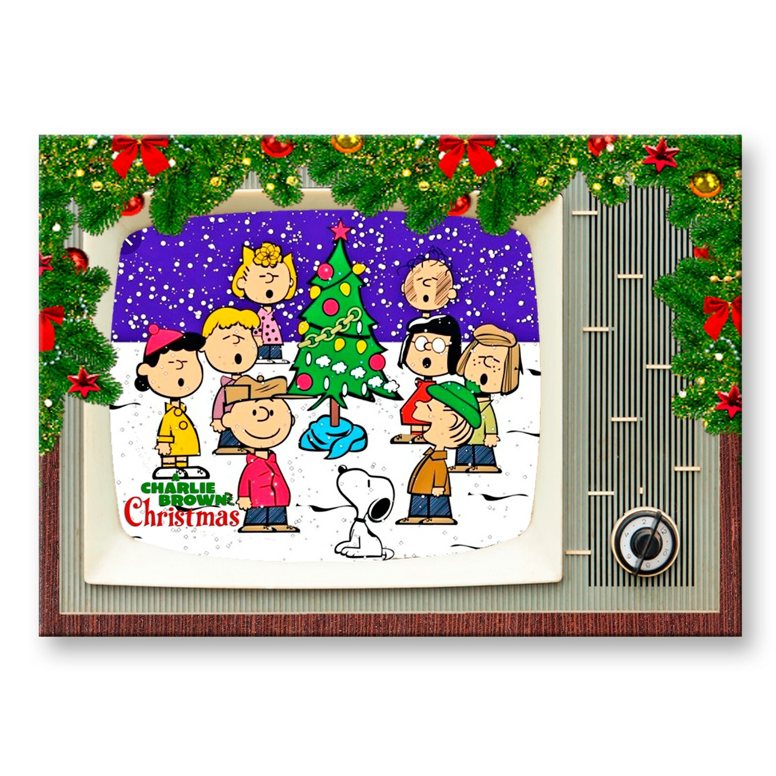 A CHARLIE BROWN CHRISTMAS Christmas Retro Classic TV 3.5 