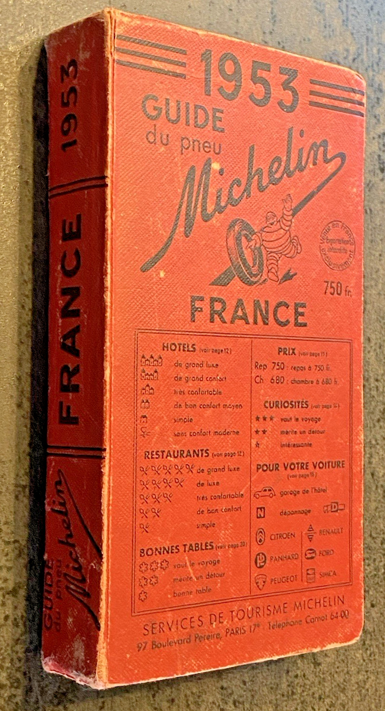 1953 Michelin Red Guide - Beautiful Condition