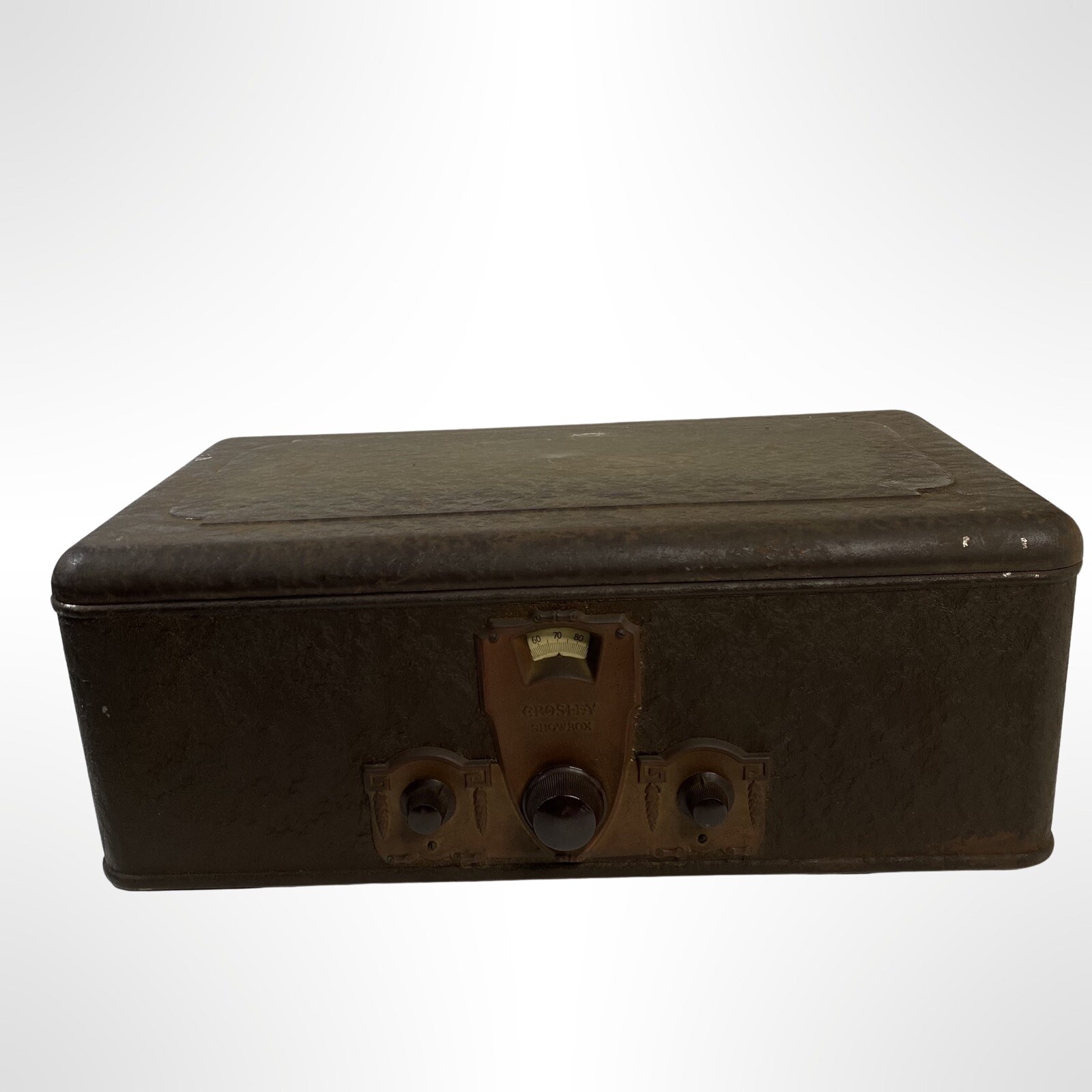 Vintage 1920s CROSLEY Showbox 706-60,  8 Tube Table Top Radio - Parts / Staging