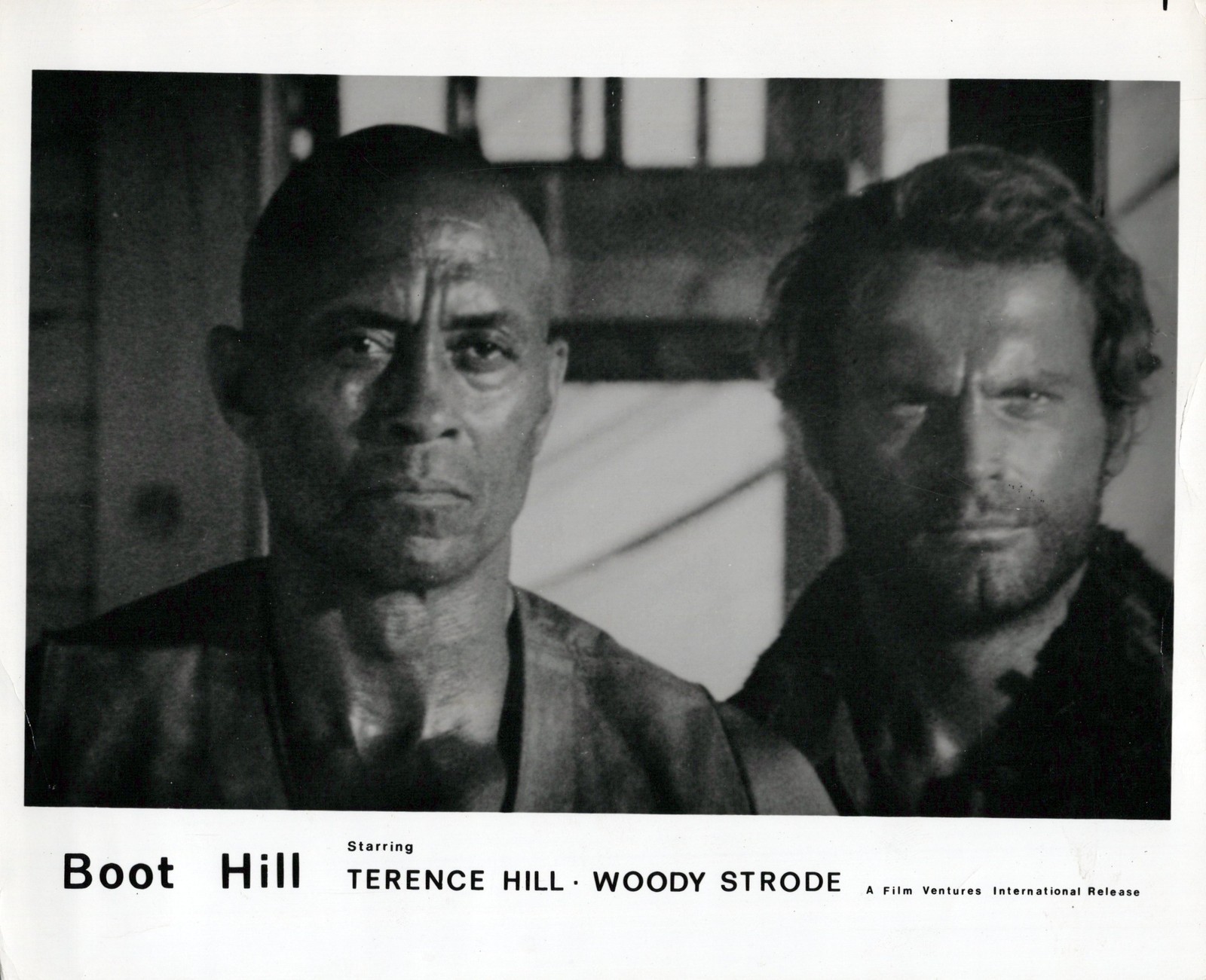 Terence Hill + Woody Strode in Boot Hill (1969) ❤ Vintage Hollywood Photo 1383K
