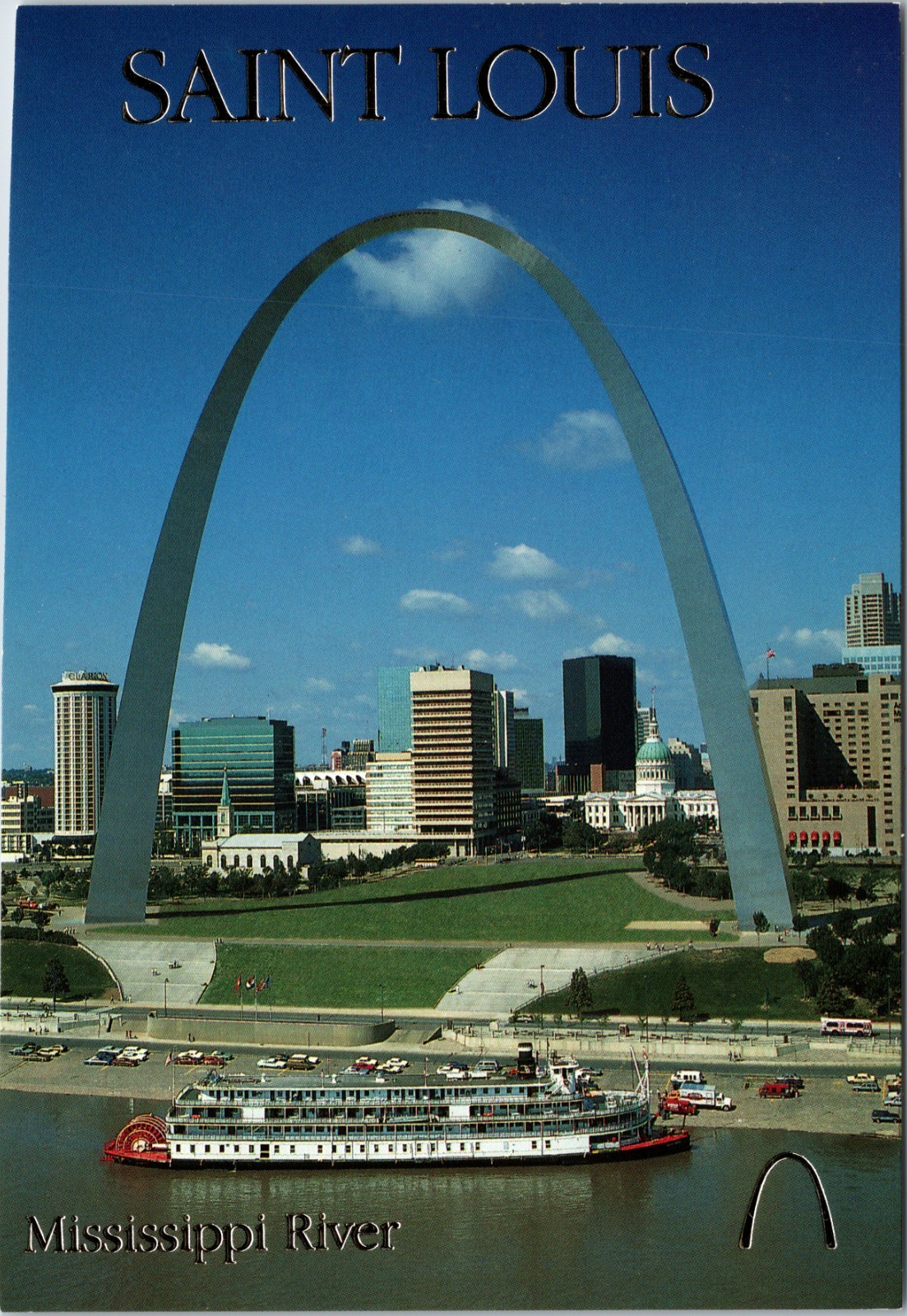 4 Lot Postcard Missouri St. Louis Gateway Arch Union Station, Scenic, State Park