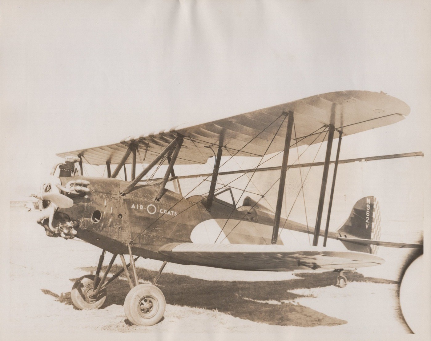 Air-O-Crats Biplane N862V Barnstormer Golden Age Aviation 1930s - Original Photo