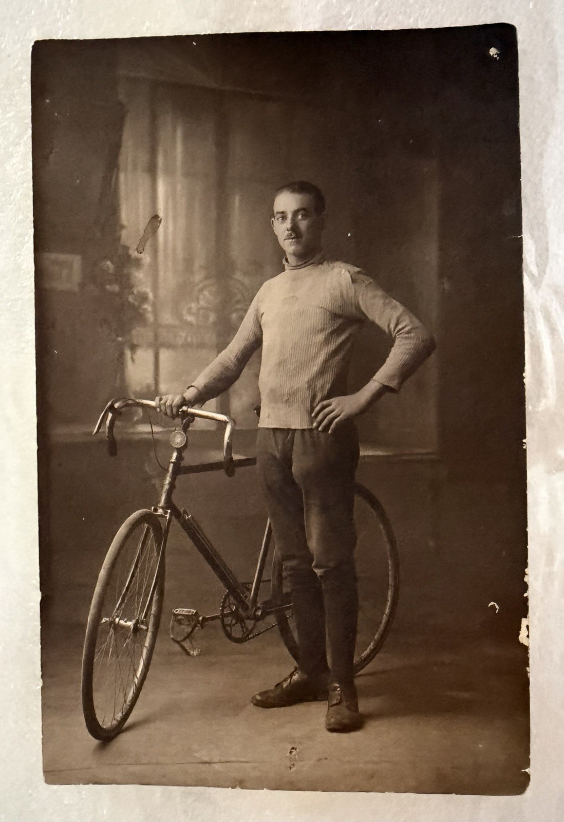 French Postcard, RRPC, Cycling, Bicycle, 1905-1915 est.