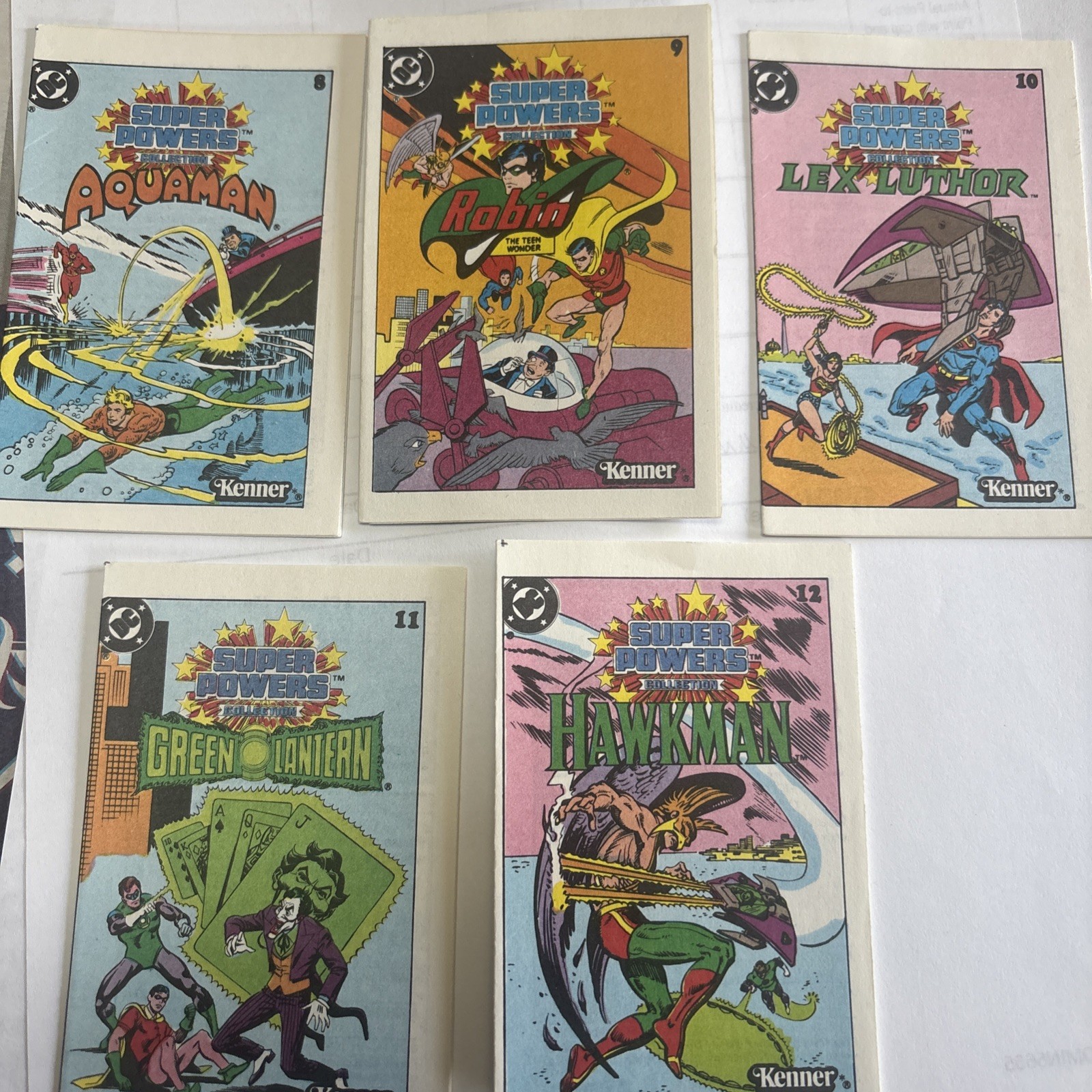Super Powers Mini Comics Kenner Lot Of 5 Vintage DC 1984 #8,9,10,11,12 Super Powers Mini Comics Kenner Lot Of 5 Vintage DC 1984 #8,9,10,11,12