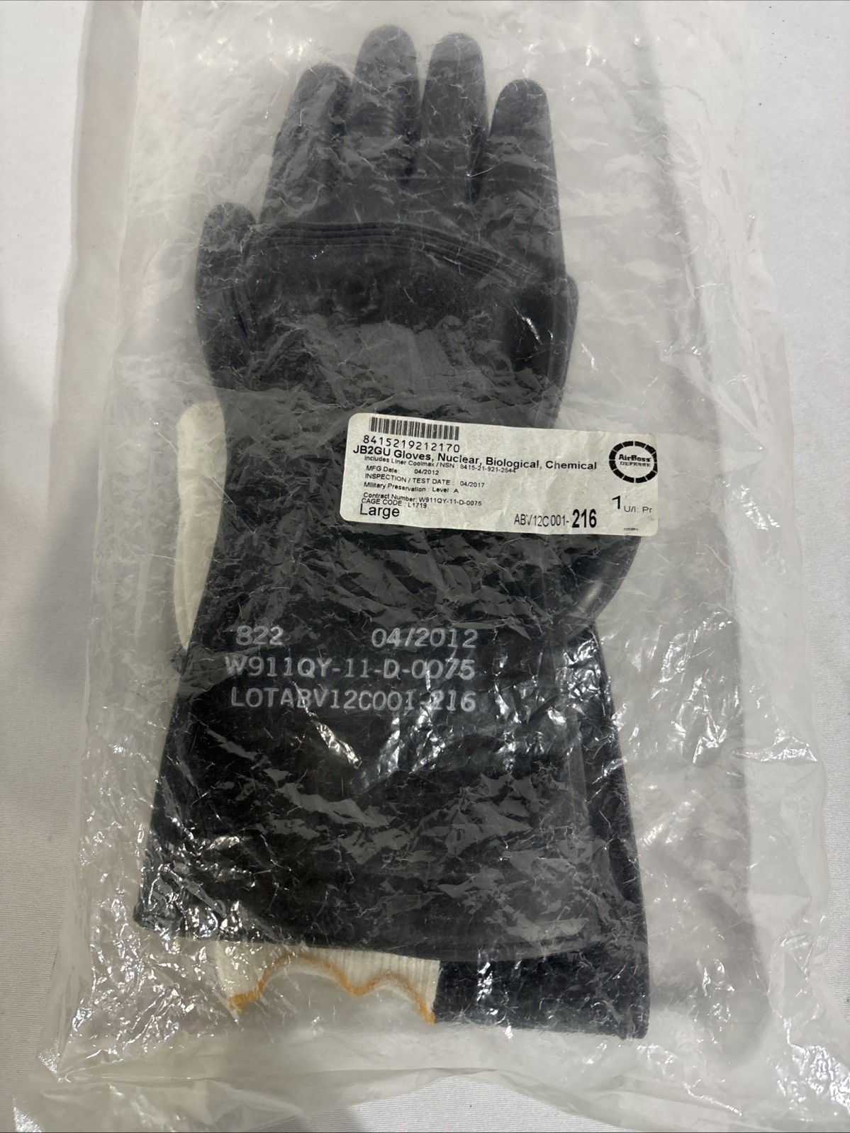 Airboss Defense JB2GU Gloves With Liners Airboss Defense JB2GU Gloves With Liners