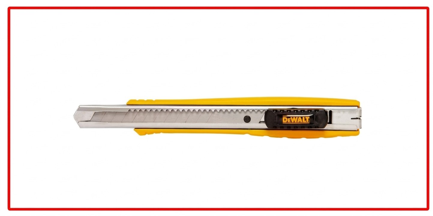 DEWALT DWHT10037 9 mm Metal Body Snap Knife DEWALT DWHT10037 9 mm Metal Body Snap Knife