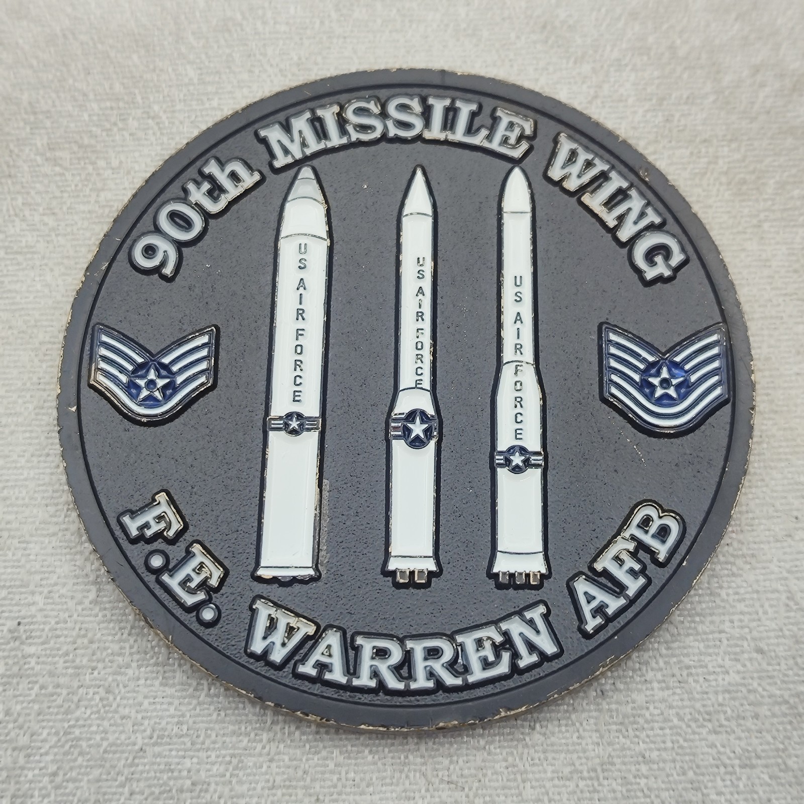 90th Missile Wing F.E. Warren AFB Challenge Coin