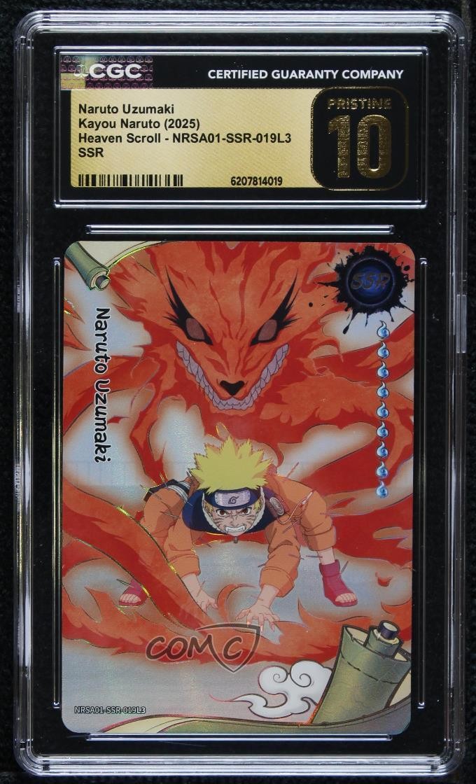2025 Kayou Heaven Scroll NRSA01 - SSR Base Naruto Uzumaki CGC 10 Pristine 15mb