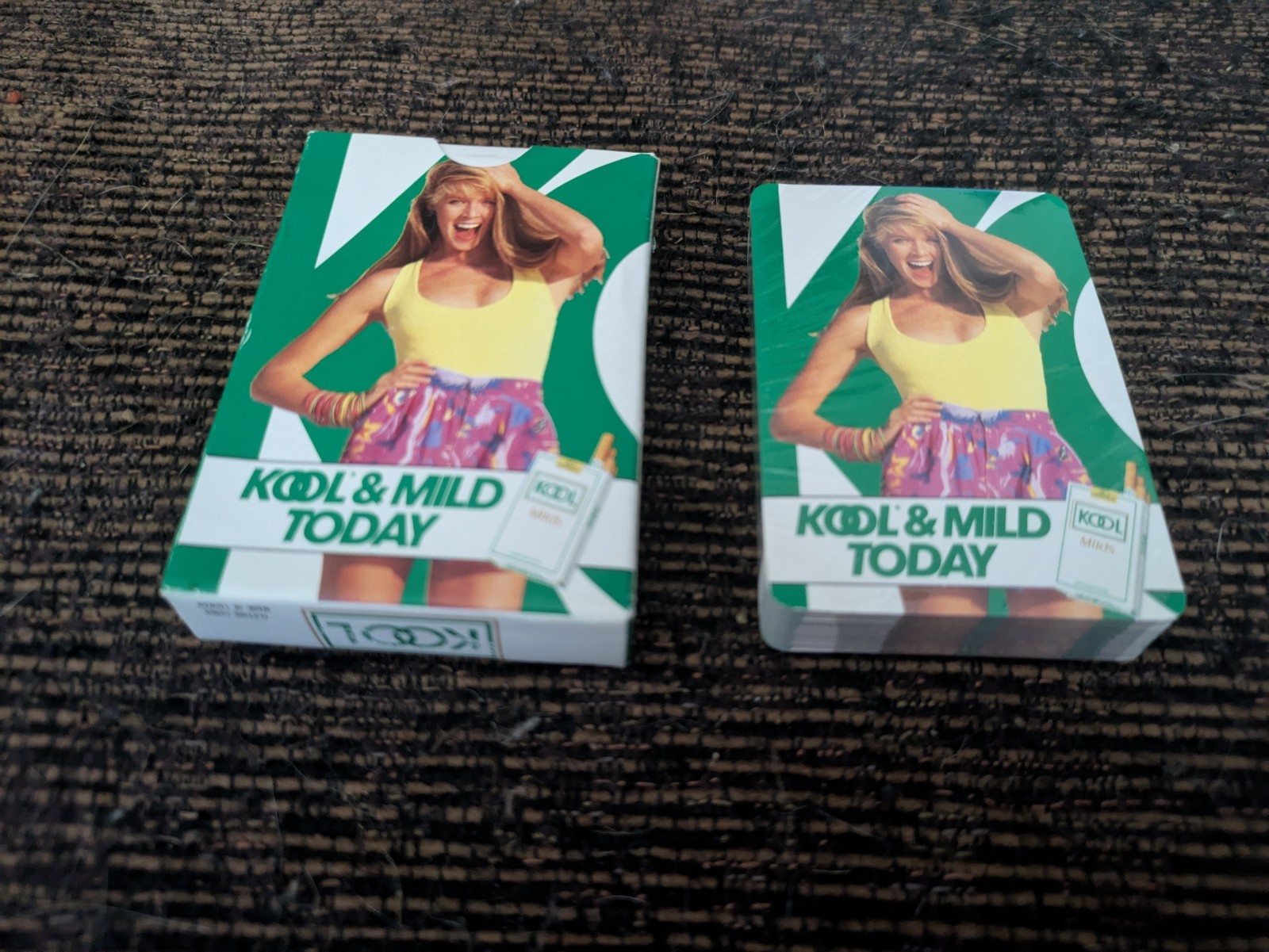Vtg 1988 Kool & Mild Today Cigarette Advertising Playing Cards - New & Sealed