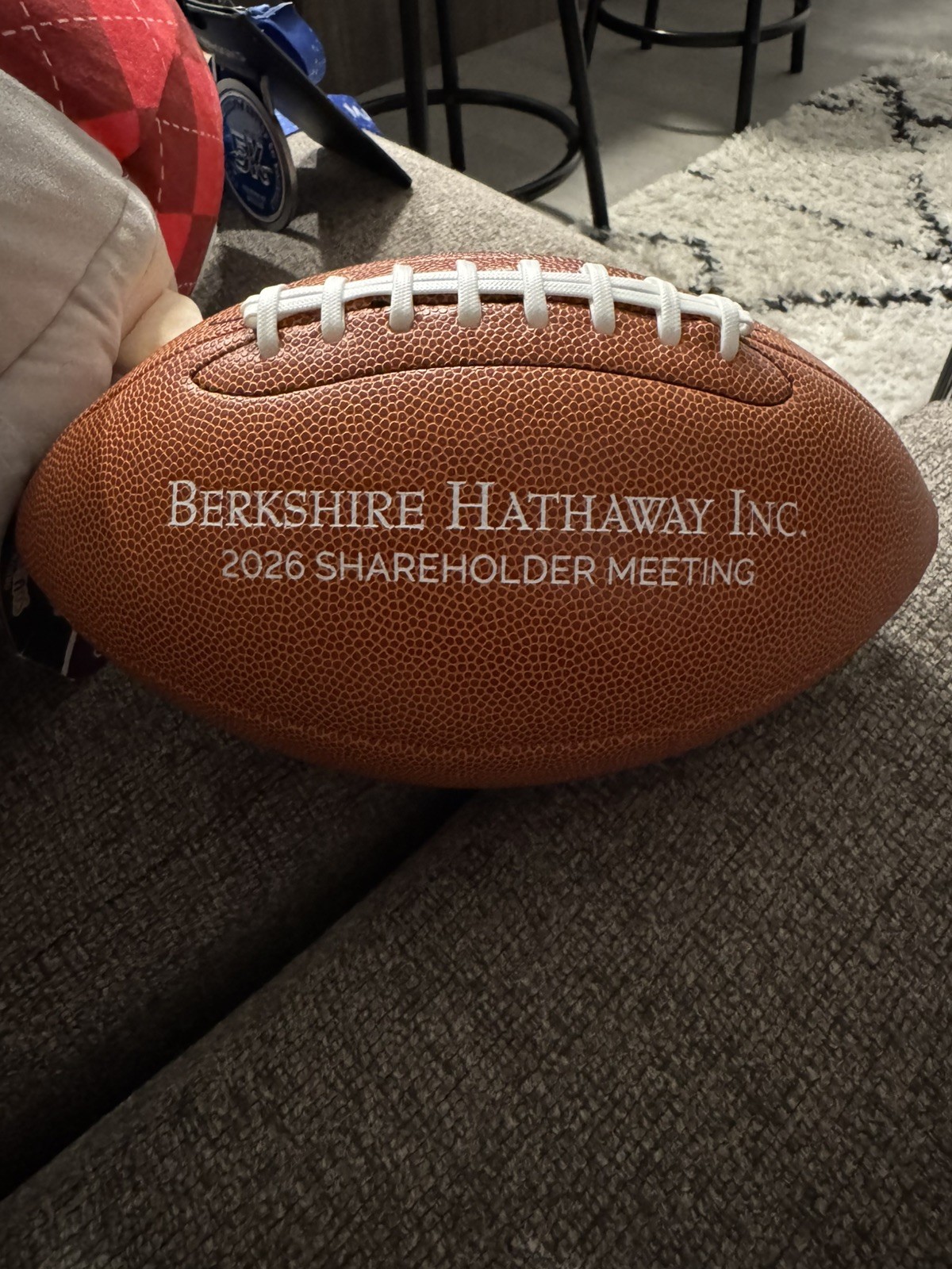Berkshire Hathaway 2026 Shareholder Meeting Football Warren Buffett BRAND NEW 🔥