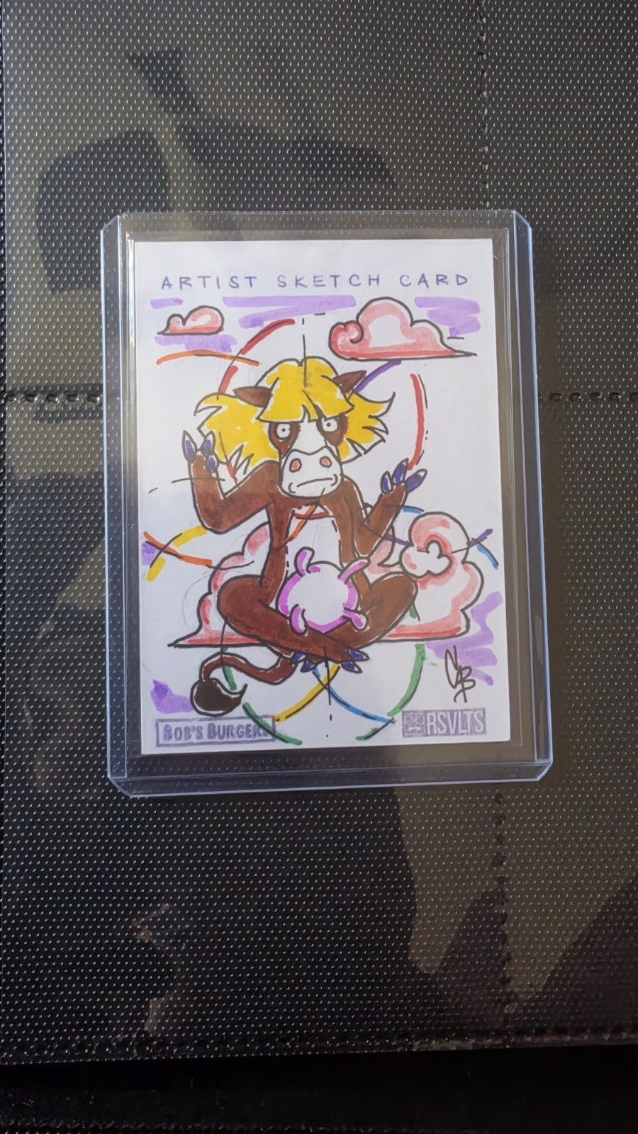Bob's Burger RSVLT Trading Card 2026 Artist Sketch Bob's Burger RSVLT Trading Card 2026 Artist Sketch