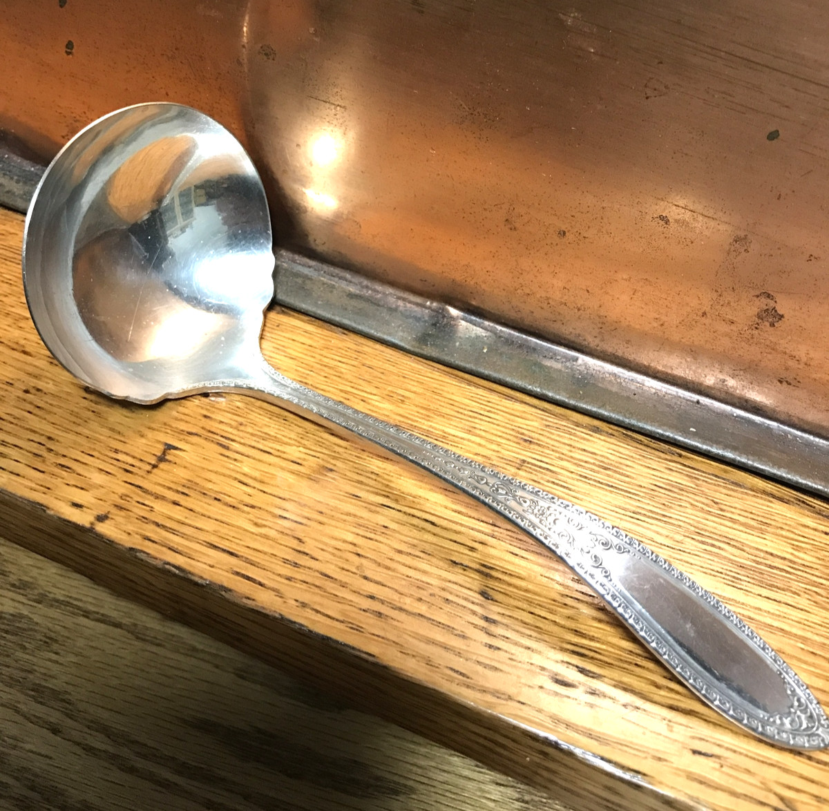 National Silverplate EPNS Flatware Individual Serving Gravy Ladle TWENTY