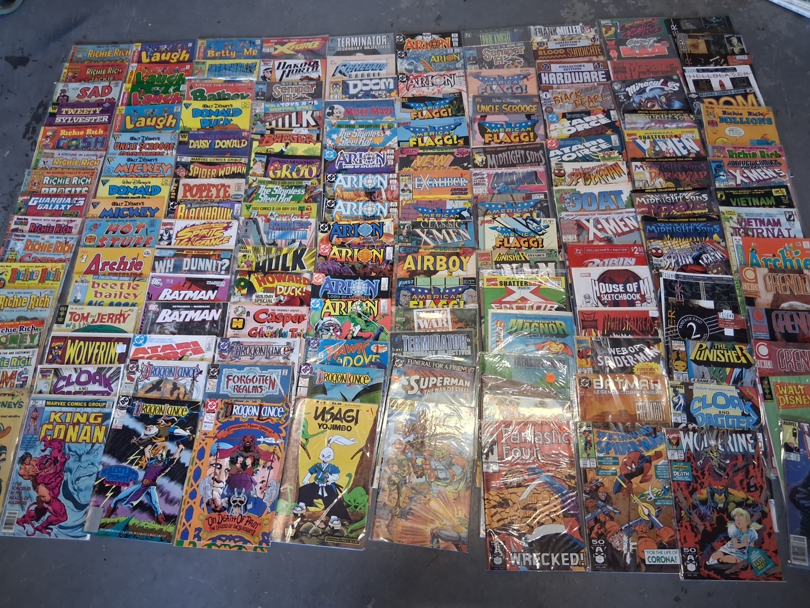 Giant Comic Lot Of 150 -Golden Age To Modern