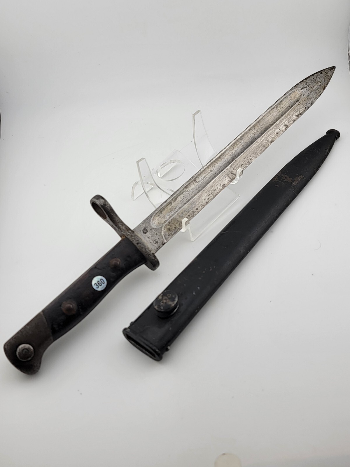 Weyersberg Kirschbaum & Co Solingen vintage Bayonet & Scabbard. Circa 1895-1901 Weyersberg Kirschbaum & Co Solingen vintage Bayonet & Scabbard. Circa 1895-1901